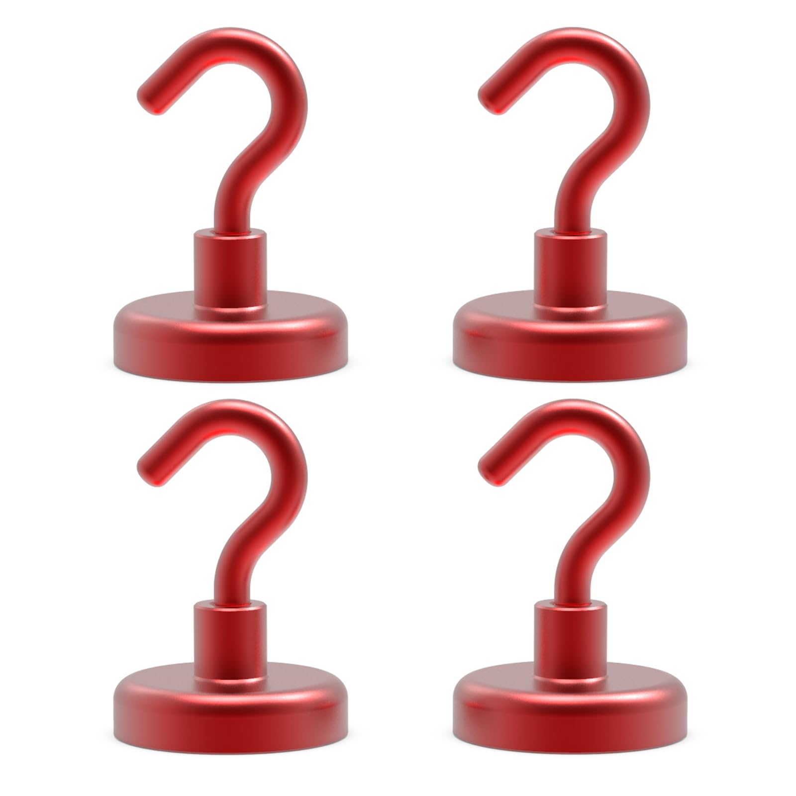 Neodymium Magnet Hooks 100lbs - Heavy Duty for Kitchen & Refrigerator