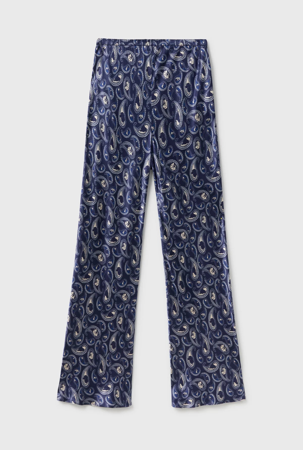 Stylish Bias Cut Pants with Houndstooth Paisley Print - Perfect for Office Wear & Casual Outfits