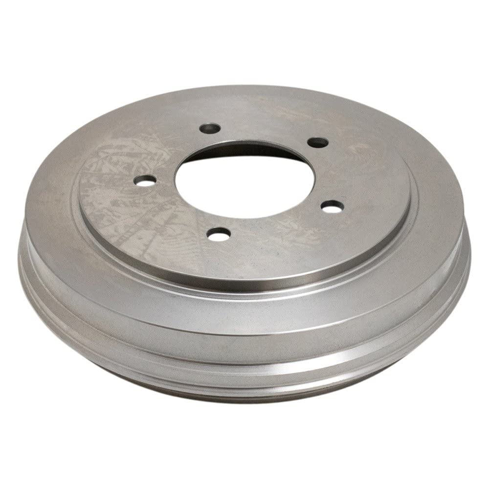 TRQ Rear Brake Drum Pair Set - Compatible with 2008-2009 Dodge Avenger, 2007-2012 Dodge Caliber, 2008-2014 Jeep Compass/Patriot, 2007-2009 Chrysler Sebring - Perfect for Smooth Braking & Vehicle Maintenance