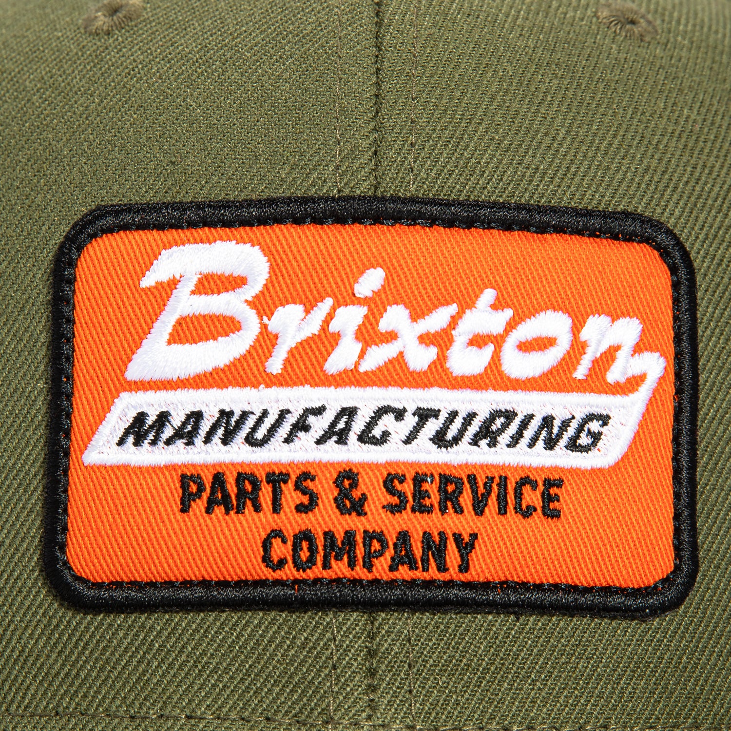 Brixton Township Snapback Hat for Men & Women - Adjustable Olive Green Baseball Cap for Casual & Outdoor Use