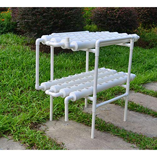 INTBUYING Hydroponic 72-Site Grow Kit with Water Pump & Baskets - Indoor Herb Garden System for Home, Kitchen, or Classroom Hydroponics
