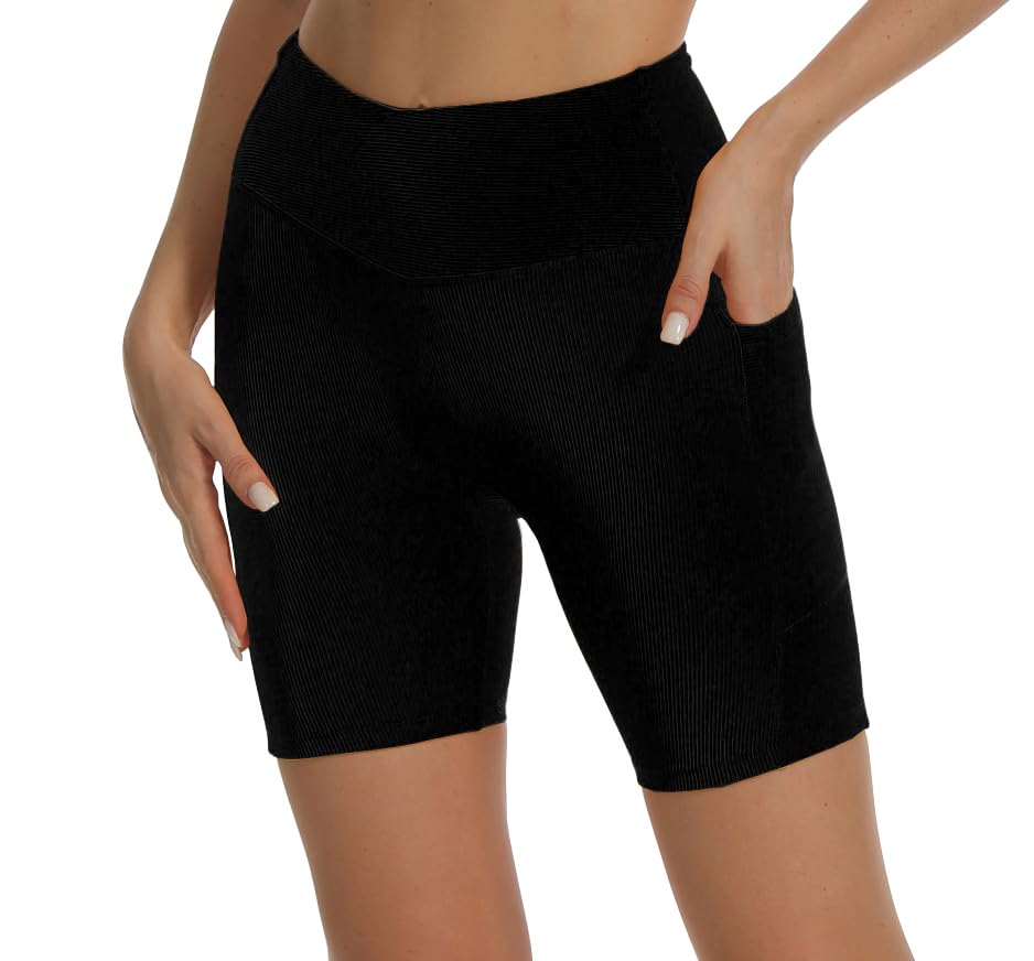 HOKOYI Women's High Waisted Spandex Biker Shorts 7