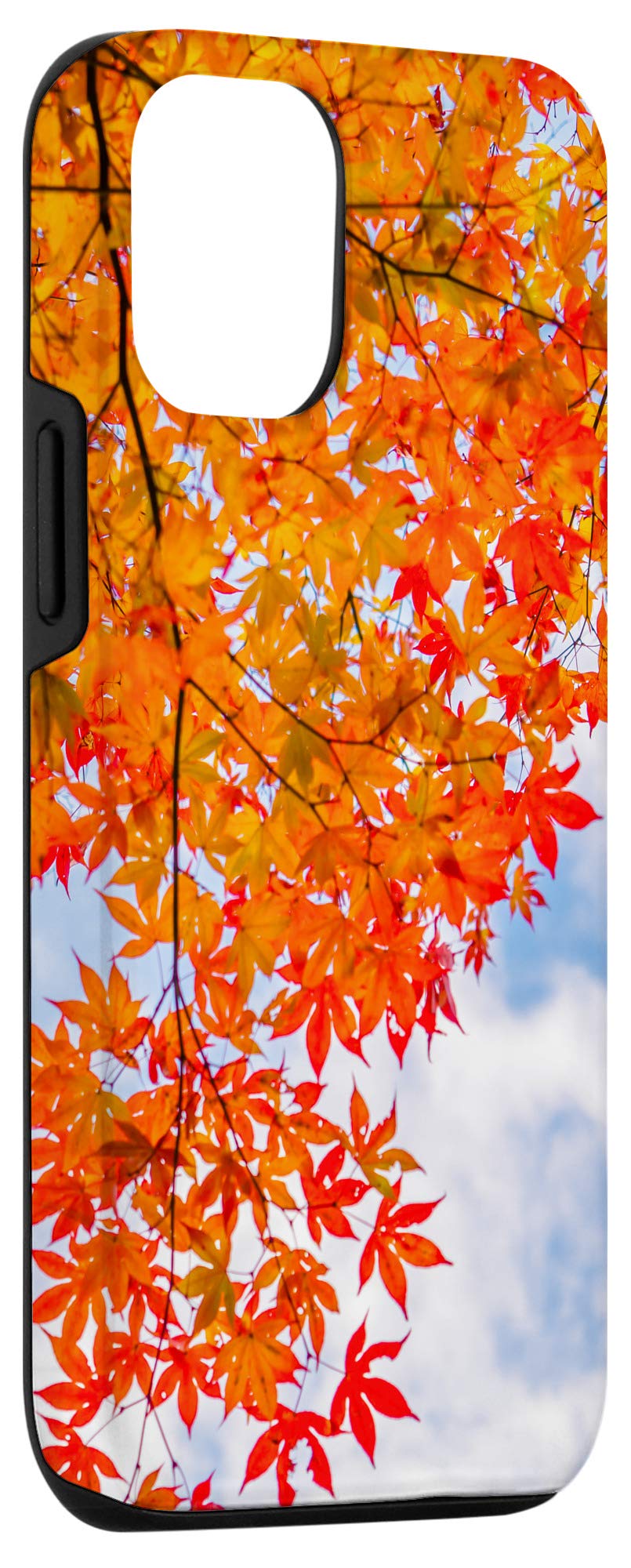 iPhone 12/12 Pro Case - Autumn Leaves Design with Thanksgiving Theme | Nature-Inspired Protective Cover for iPhone 12/12 Pro | Perfect for Fall Season, Thanksgiving Gifts & Outdoor Adventures