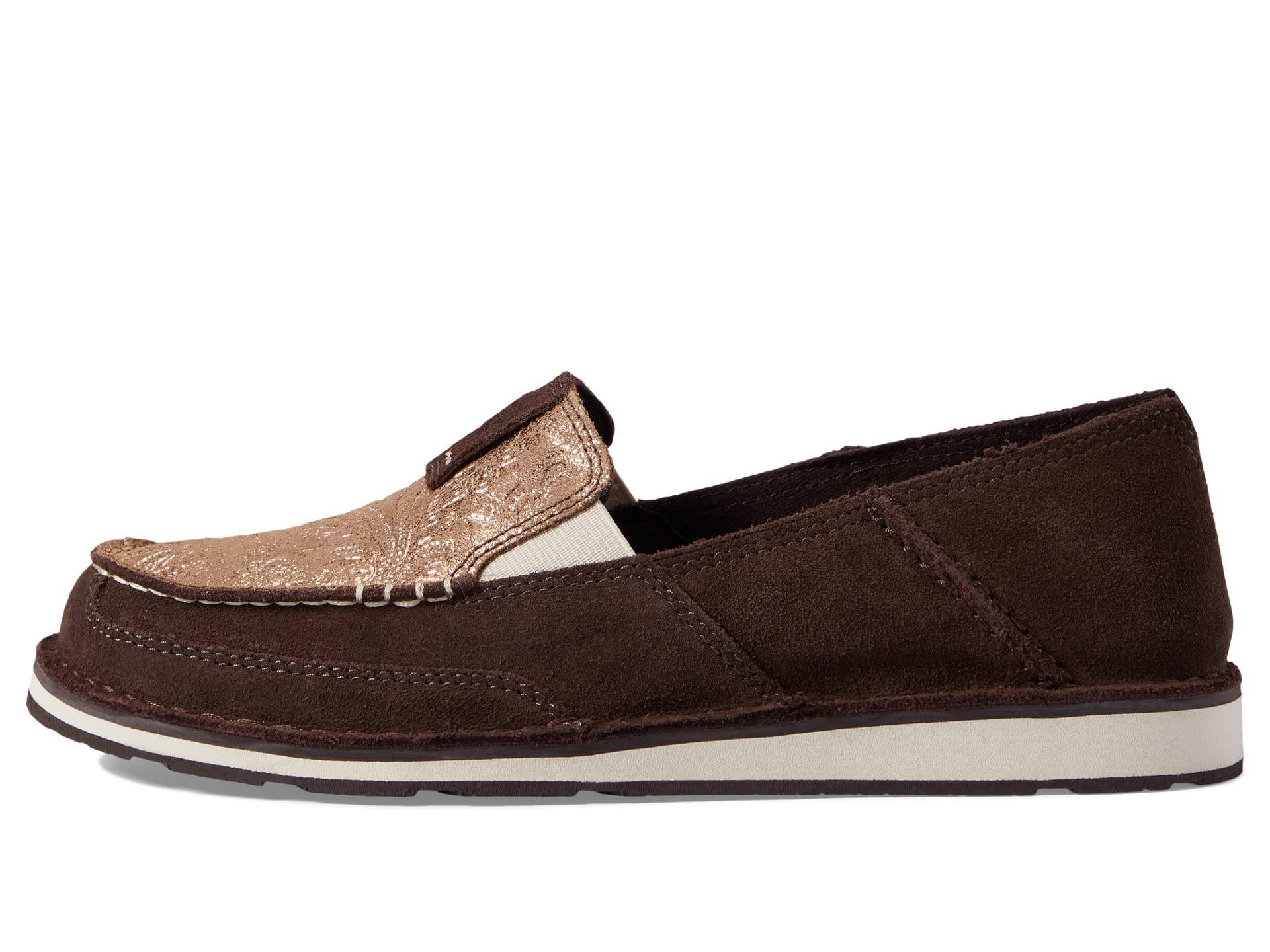 ARIAT Women's Cruiser Boat Shoes - Comfortable Slip-On Deck Shoes for Women, Non-Slip Boat Deck & Casual Wear | Perfect for Sailing, Boating, and Everyday Fashion