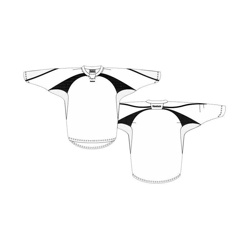 Custom Two-Tone White & Black Jersey - Breathable & Lightweight for Sports & Casual Wear - Perfect for Soccer, Basketball & Outdoor Activities