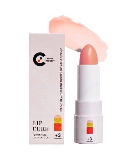 Chromat Lip Cure 3 Fortifying Lip Treatment - Hydrating & Repairing Lip Balm for Dry, Chapped Lips | Day & Night Moisturizing Care | Perfect for Winter, Travel & Daily Use