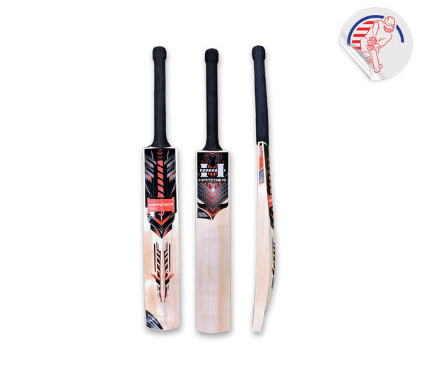 Hammer Black Edition Core Cricket Bat 2025 - Premium English Willow Cricket Bat for Professional Players | Perfect for Tournament Matches & Practice Sessions