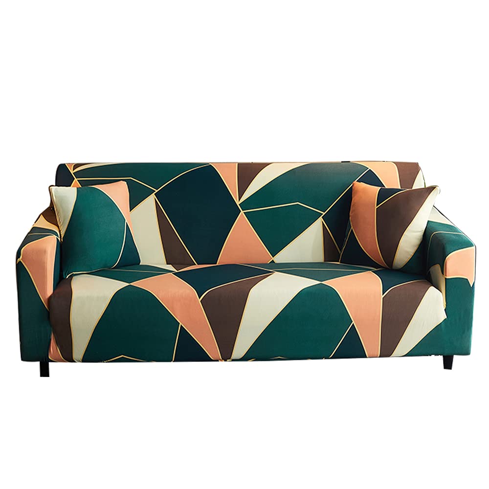 Stretch Printed Sofa Cover Slipcover - Soft Patterned Armchair Covers for Living Room, Bedroom, Office (LJJ, Armchair) - Perfect for Home Decor & Furniture Protection
