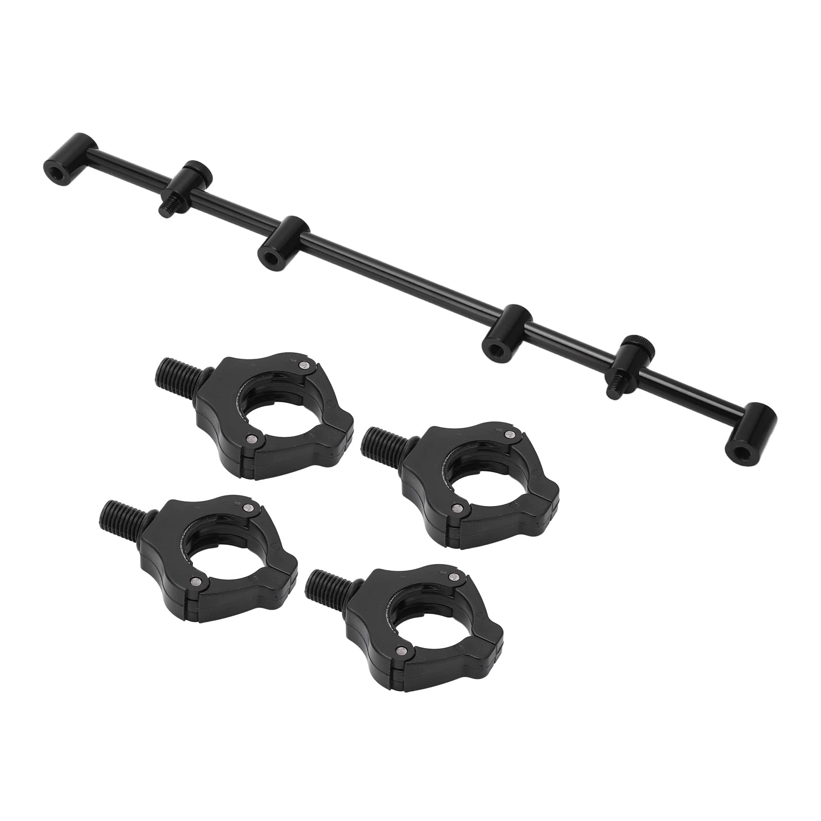 Dilwe Fishing Rod Holder - Magnetic Sea & Carp Fishing Rod Stand with Buzz Bars - Black Heavy Duty Bracket for Saltwater & Freshwater Fishing - Perfect for Beach, Boat & Shore Fishing