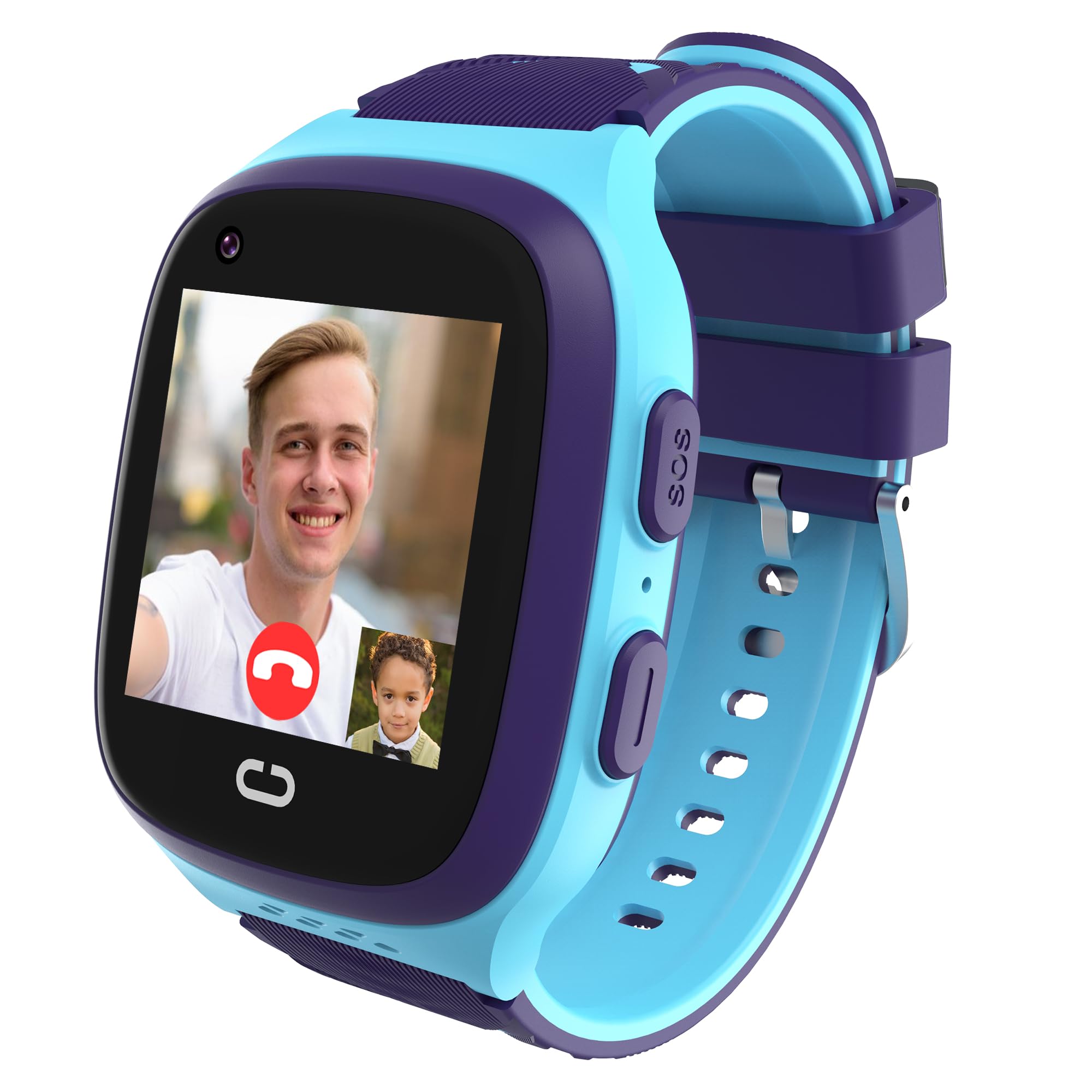 Kids GPS Smart Watch with SOS Call, Step Counter & Alarm - Waterproof Tracker for Boys & Girls Ages 3-12 | Perfect for School, Outdoor Play & Birthday Gifts