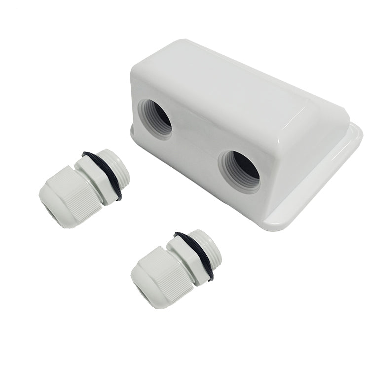 Elios Solar Cable Roof Pass Through - White Waterproof Connector for Solar Panel Wiring | Ideal for Rooftop Solar Installations & Outdoor Energy Systems