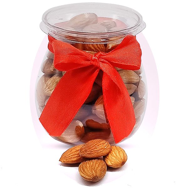 Organic Almonds in Traditional Matka Container - 100g | Healthy Snack for Weight Loss, Heart Health & Energy Boost | Perfect for Office, Gym & Travel