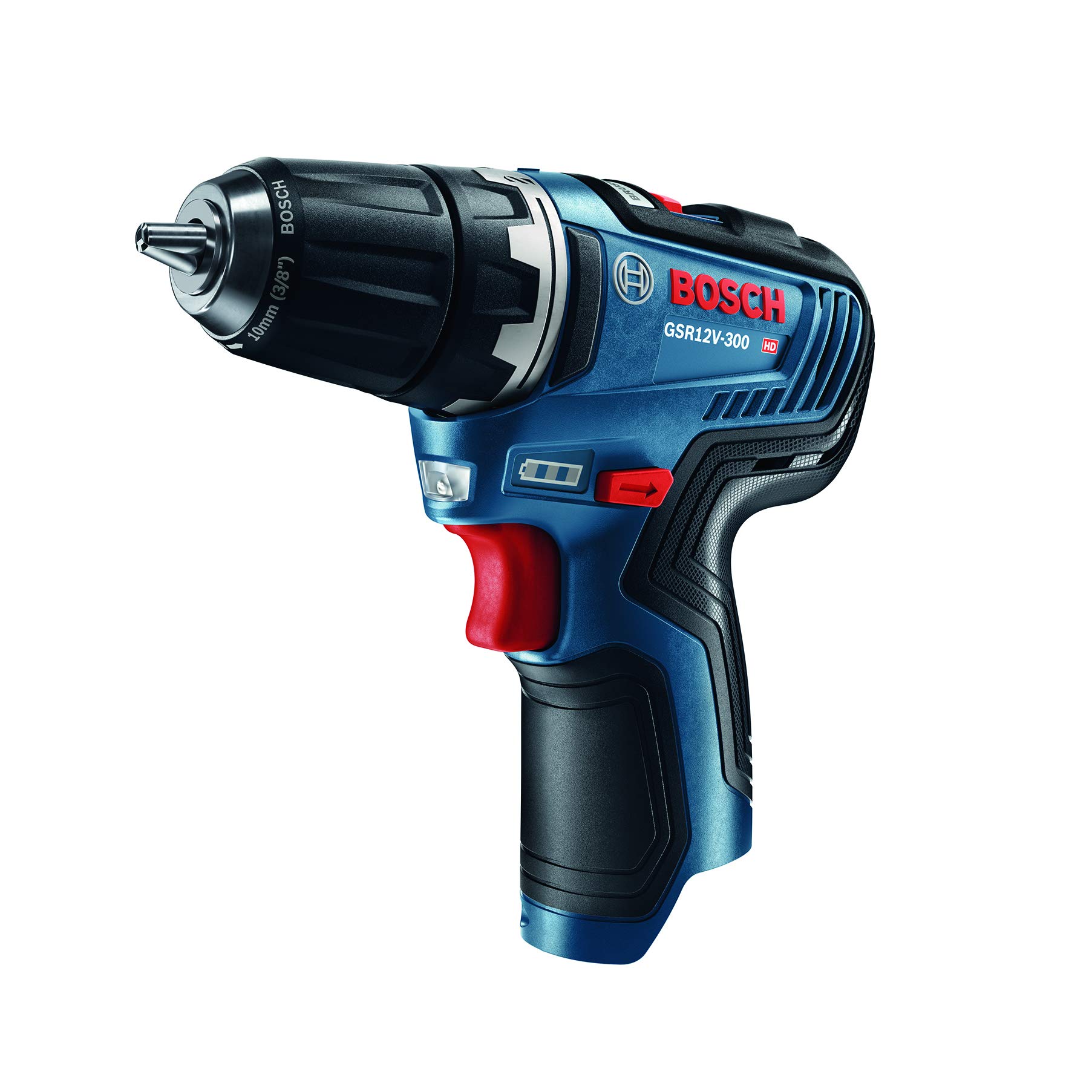 Bosch GSR12V-300N 12V Max EC Brushless 3/8 Inch Cordless Drill Driver (Bare Tool) - Perfect for DIY Projects, Home Repairs & Professional Construction Work