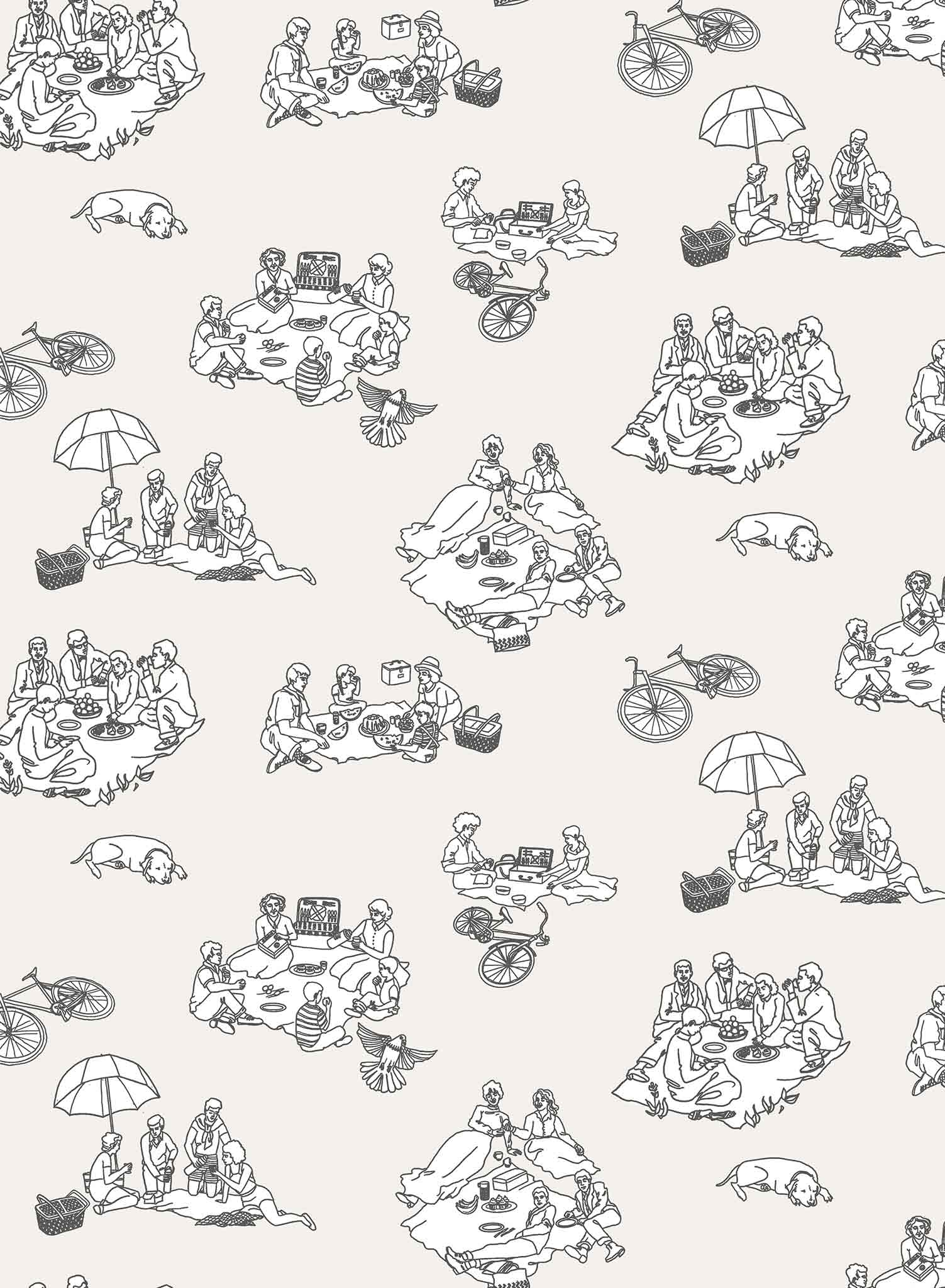 La Fontaine Wallpaper - Premium Peel and Stick Wallpaper for Home Decor | Perfect for Living Rooms, Bedrooms & Nursery