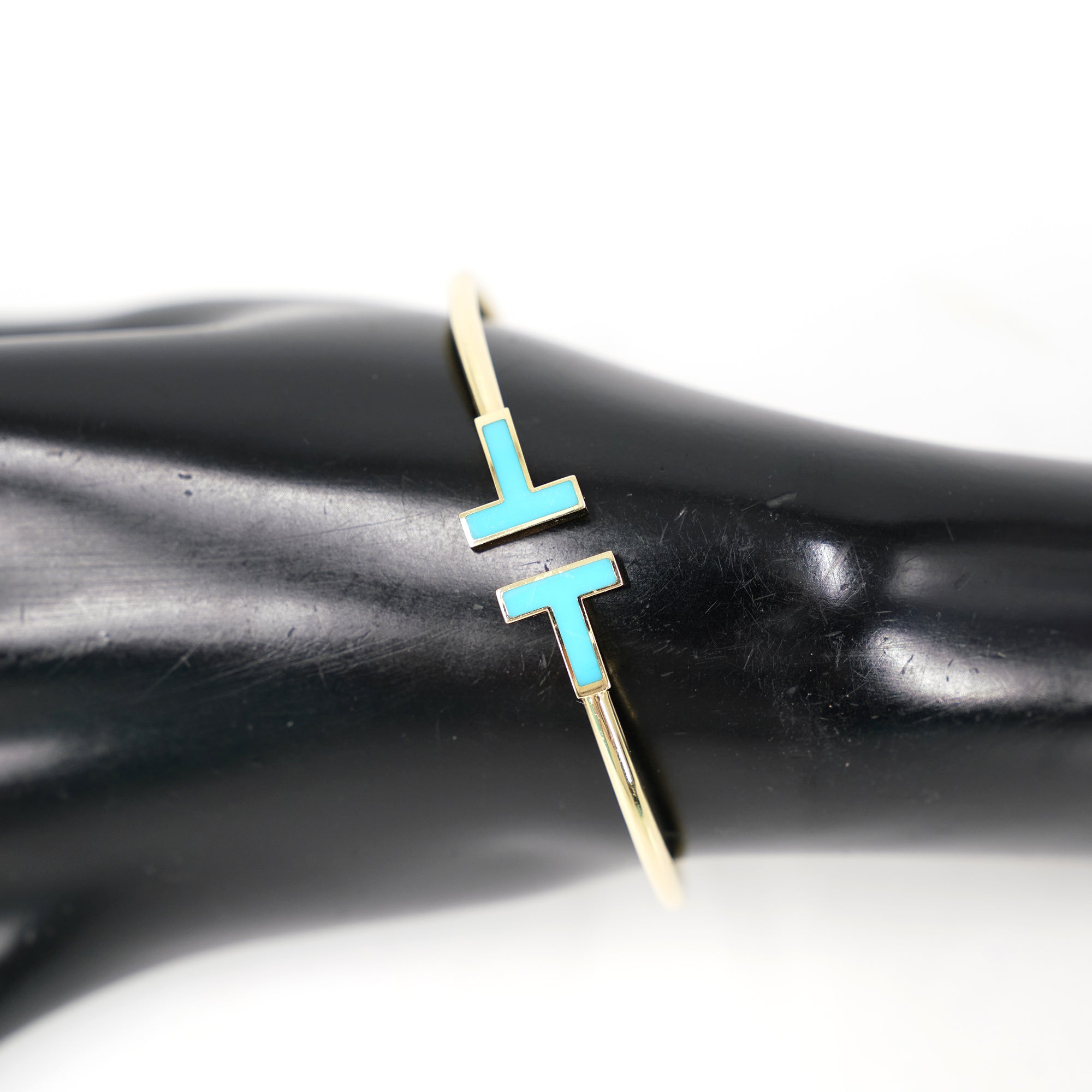 18K Gold Turquoise Wire Wrapped Bracelet for Women - Handmade Boho Jewelry Gift for Birthday, Anniversary & Special Occasions