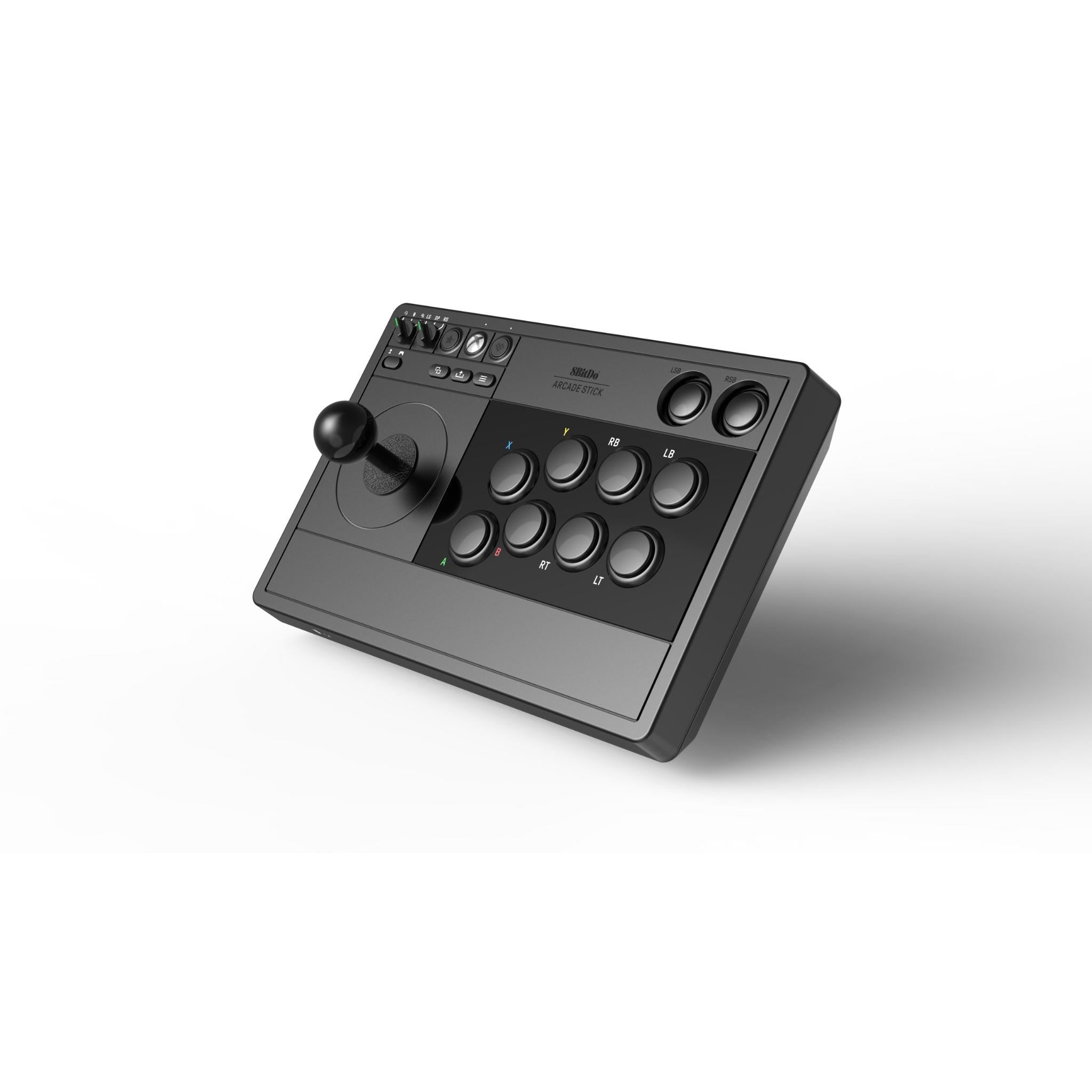 8BitDo XBOX Wireless 2.4G Arcade Stick for Fighting Games - Black Edition | Compatible with Xbox Series X/S, Xbox One & PC | Tournament-Grade Joystick for Street Fighter, Tekken & Retro Gaming