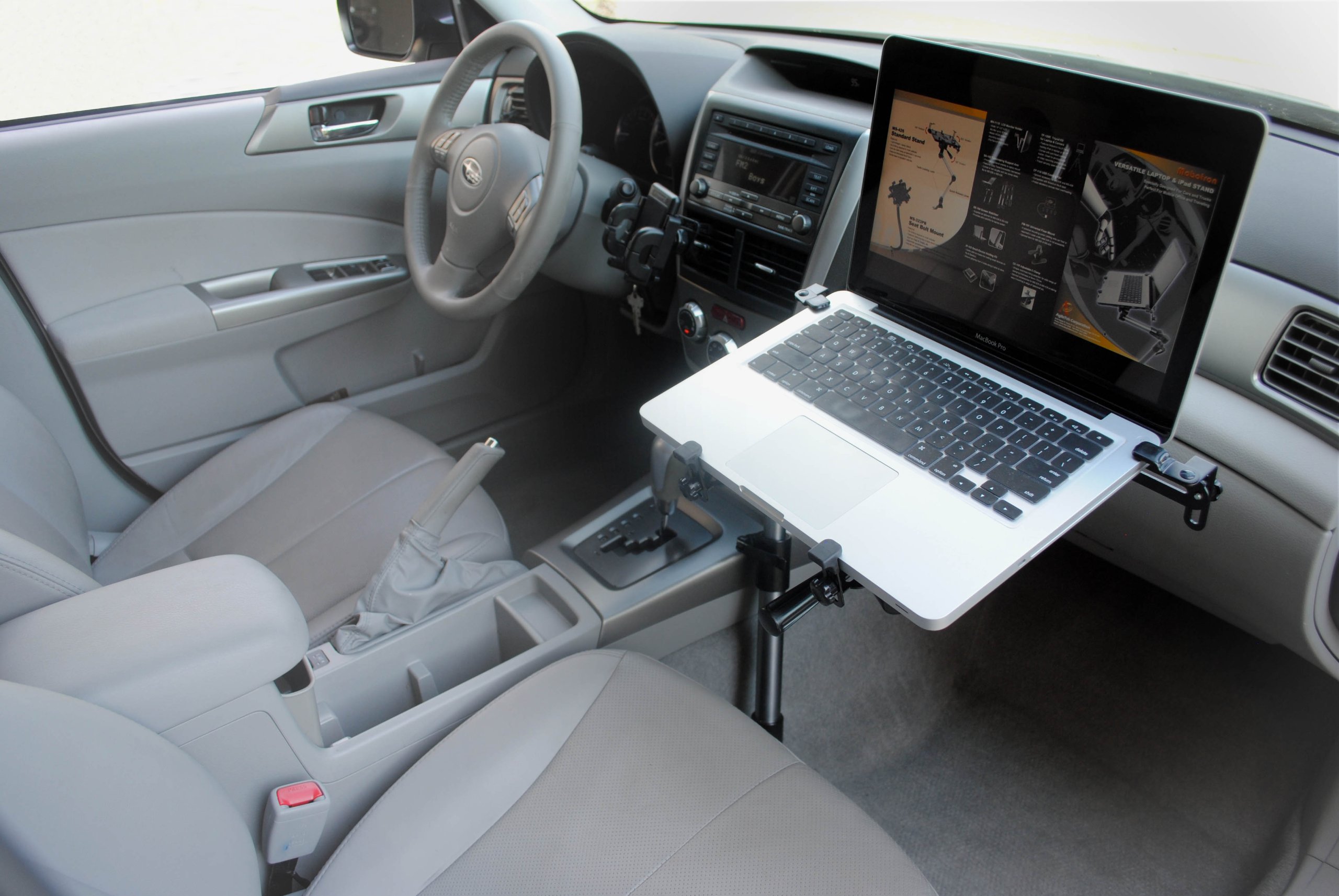Mobotron MS-526 Heavy Duty Vehicle Laptop Mount - Secure Car Truck Dash Mount for 10-17