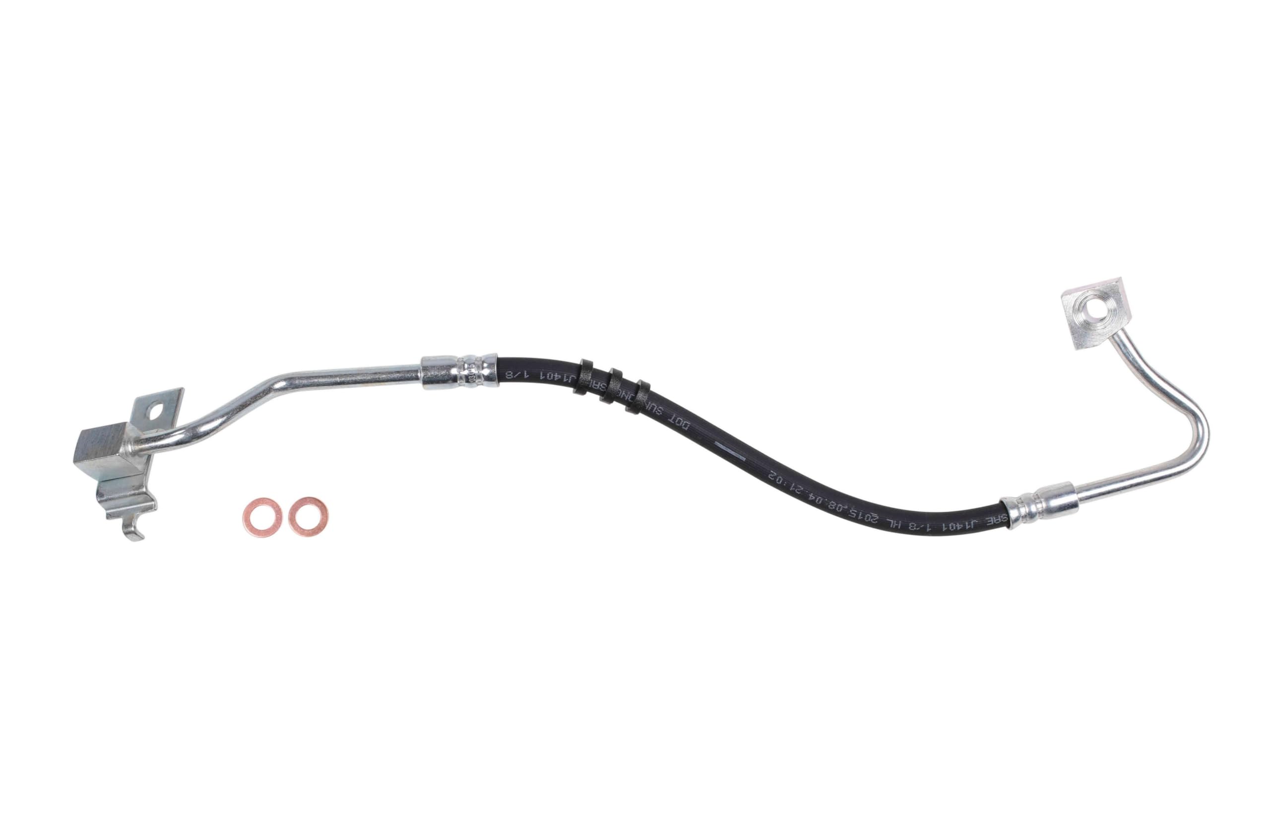 Sunsong 2204644 Brake Hydraulic Hose - High Performance Replacement Hose for Trucks & SUVs - Perfect for Off-Roading, Towing & Heavy-Duty Braking