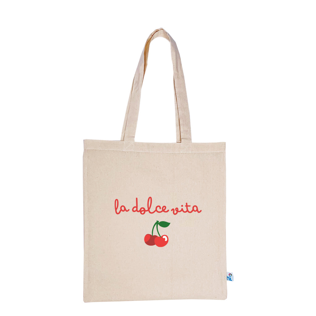 La Dolce Vita Calico Tote Bag - Stylish Cotton Canvas Shoulder Bag for Women | Perfect for Shopping, Beach & Everyday Use