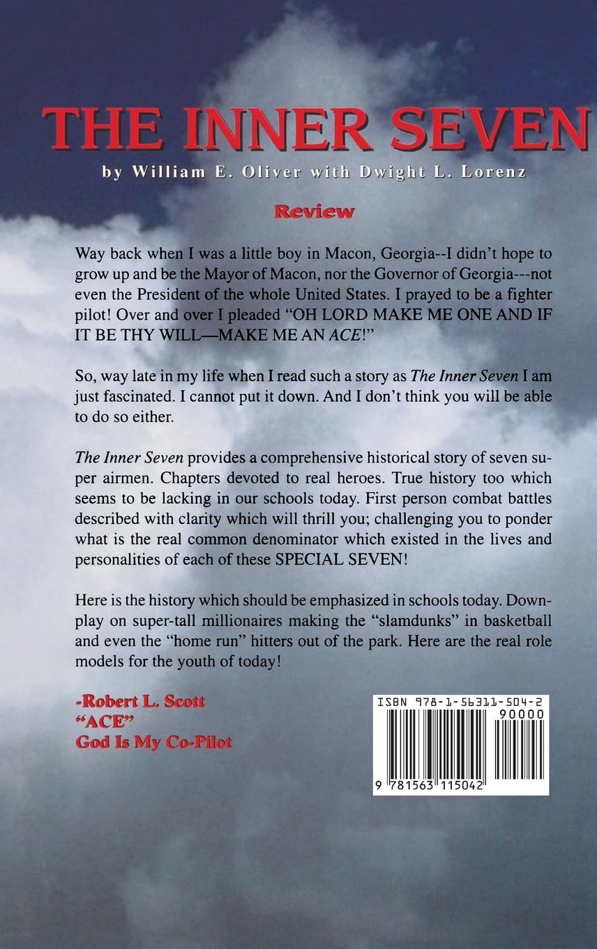 Best WWII & Korean War American Fighter Aces Book - Inner Seven: True Stories of Combat Heroes | Military History Gifts for Veterans & Aviation Enthusiasts