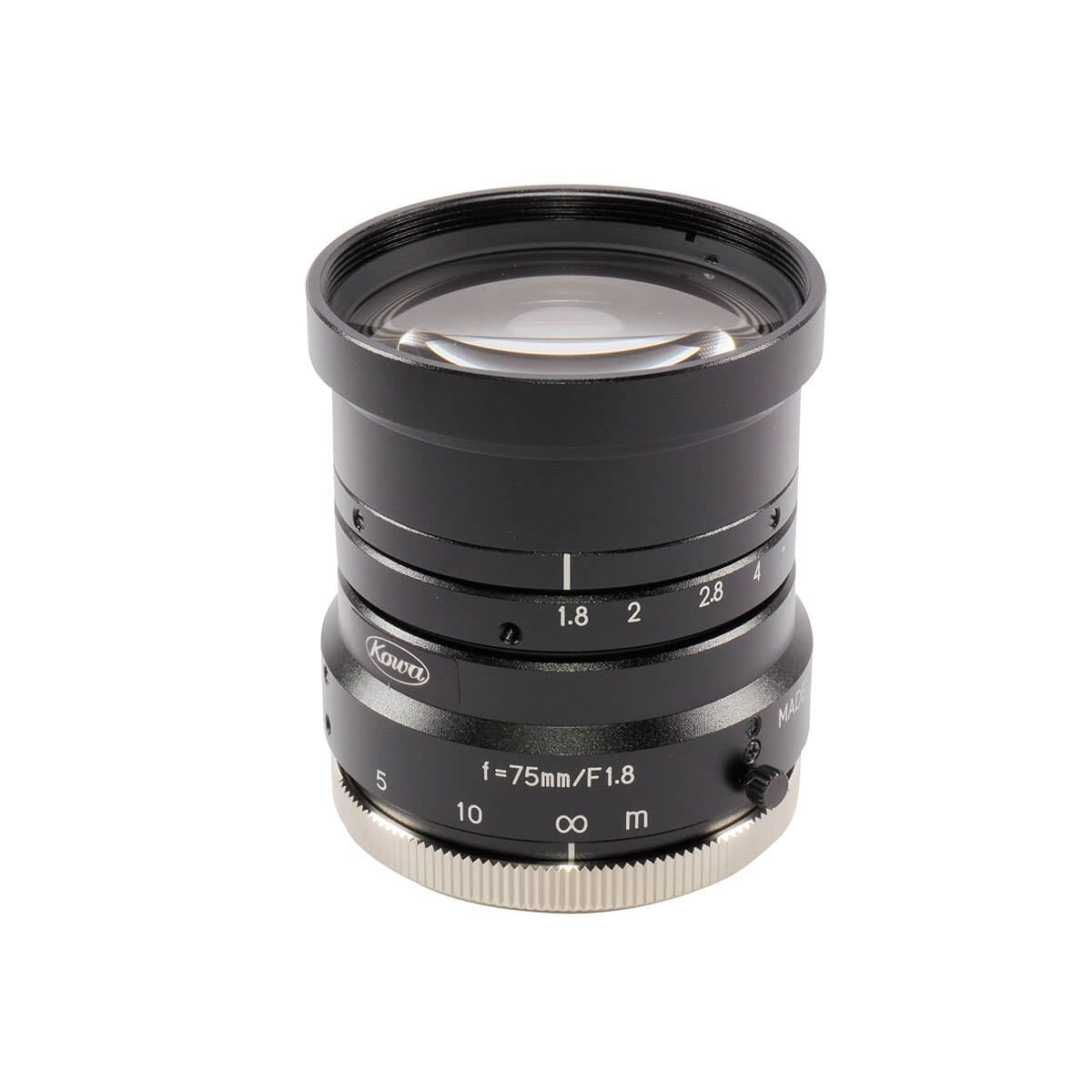 LM75HC 1.2MP 75mm F1.8 C Mount Lens for CCTV Security Camera - High Resolution Surveillance Lens for Home & Business Security Systems