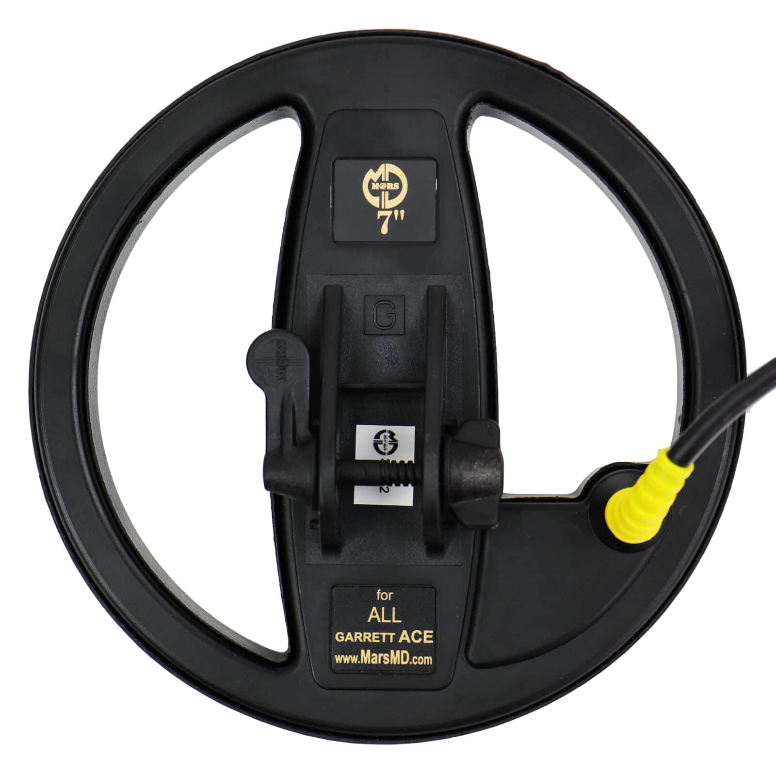 Mars Lion 7 DD Waterproof Search Coil for Garrett ACE Series Metal Detectors - Perfect for Beach Hunting, Gold Prospecting & Treasure Hunting Adventures