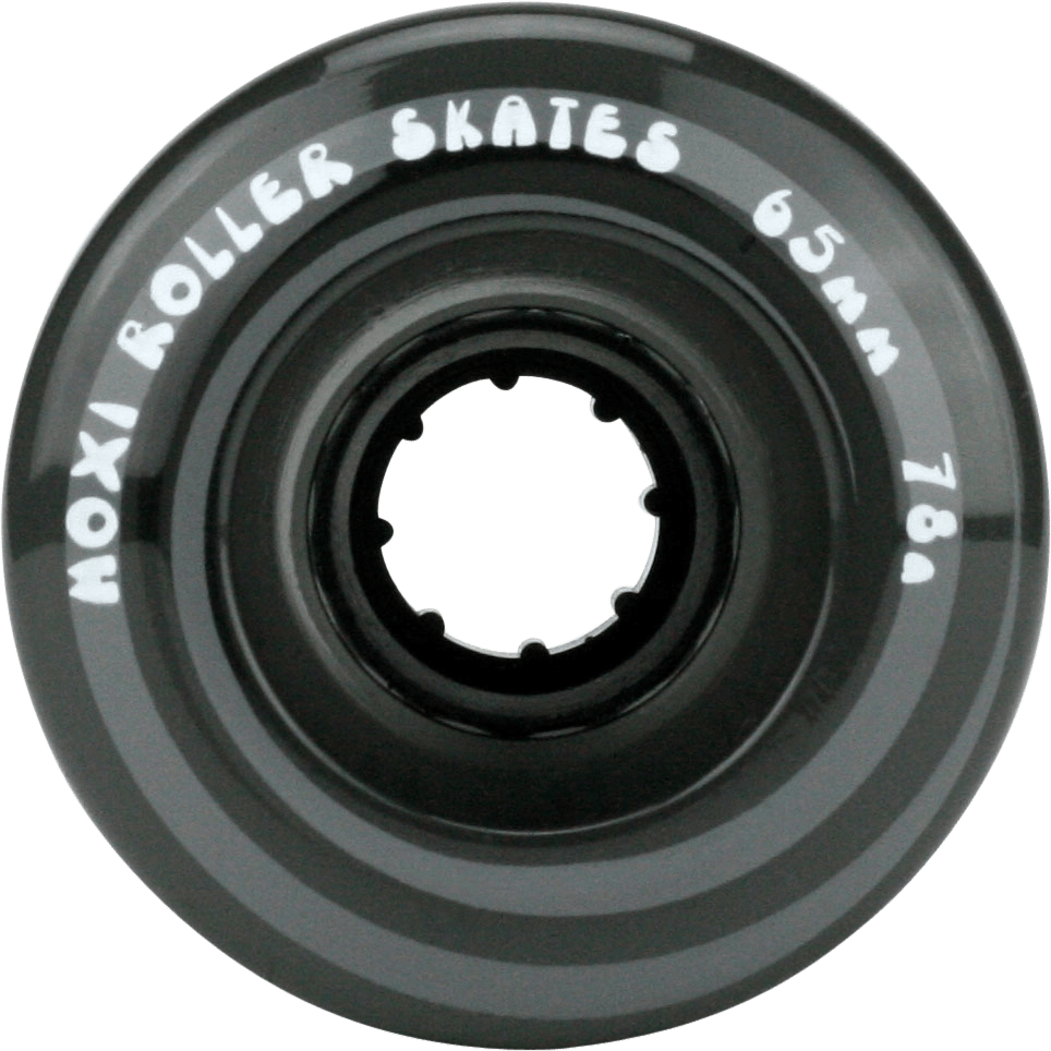 Moxi Gummy Wheels 65mm 78a 4 Pack - Premium Skateboard Wheels for Smooth Cruising & Outdoor Skating