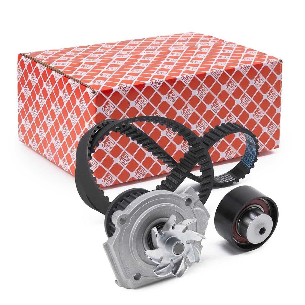 Febi Bilstein 32745 Timing Belt Kit with Water Pump - Complete Engine Timing Kit for BMW, Mercedes, Audi, VW - Perfect for DIY Car Repairs & Maintenance