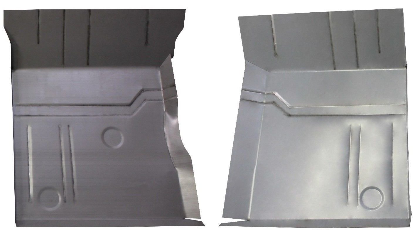 1963-1969 Rambler American Front Floor Pans Replacement Pair - Durable Auto Body Repair Parts for Classic Car Restoration & DIY Projects