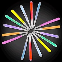 5 Inch Red Glow Sticks - 10 Pack Bright Party Glow Sticks for Night Parties, Raves, Concerts & Halloween Events