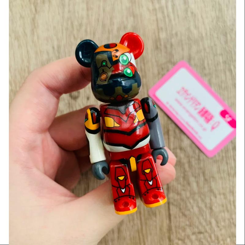 Bearbrick Series 25 SF Evangelion:3.0 100% Collectible Figure - Anime Model Toy for Display & Gifts - Perfect for Anime Fans, Collectors & Home Decor