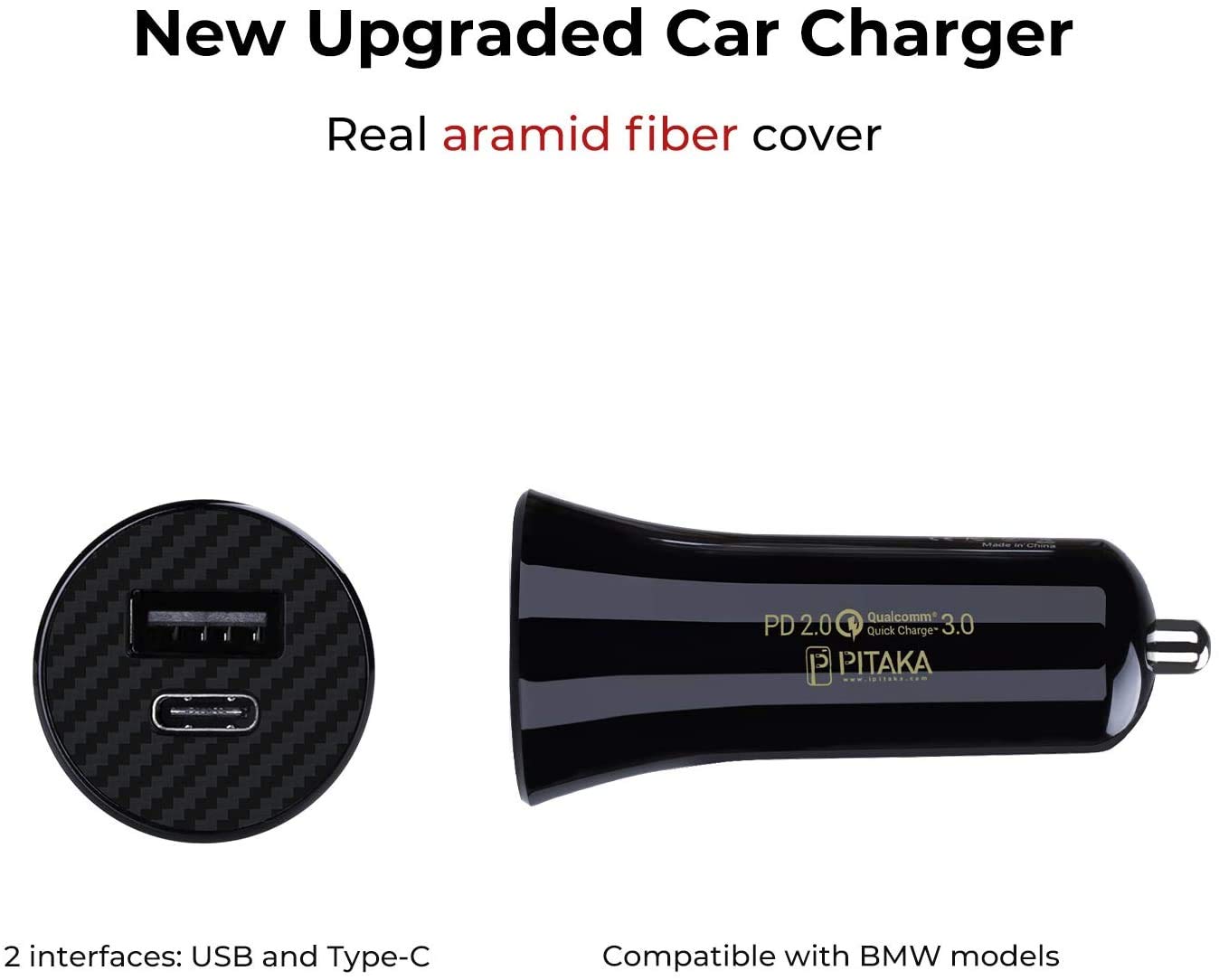 PITAKA 3-in-1 Magnetic Wireless Charging Kit for iPhone 11 Pro | Fast Qi-Certified Car Mount & Phone Holder | Compatible with MagEZ Case | Perfect for Driving, Commuting & Road Trips