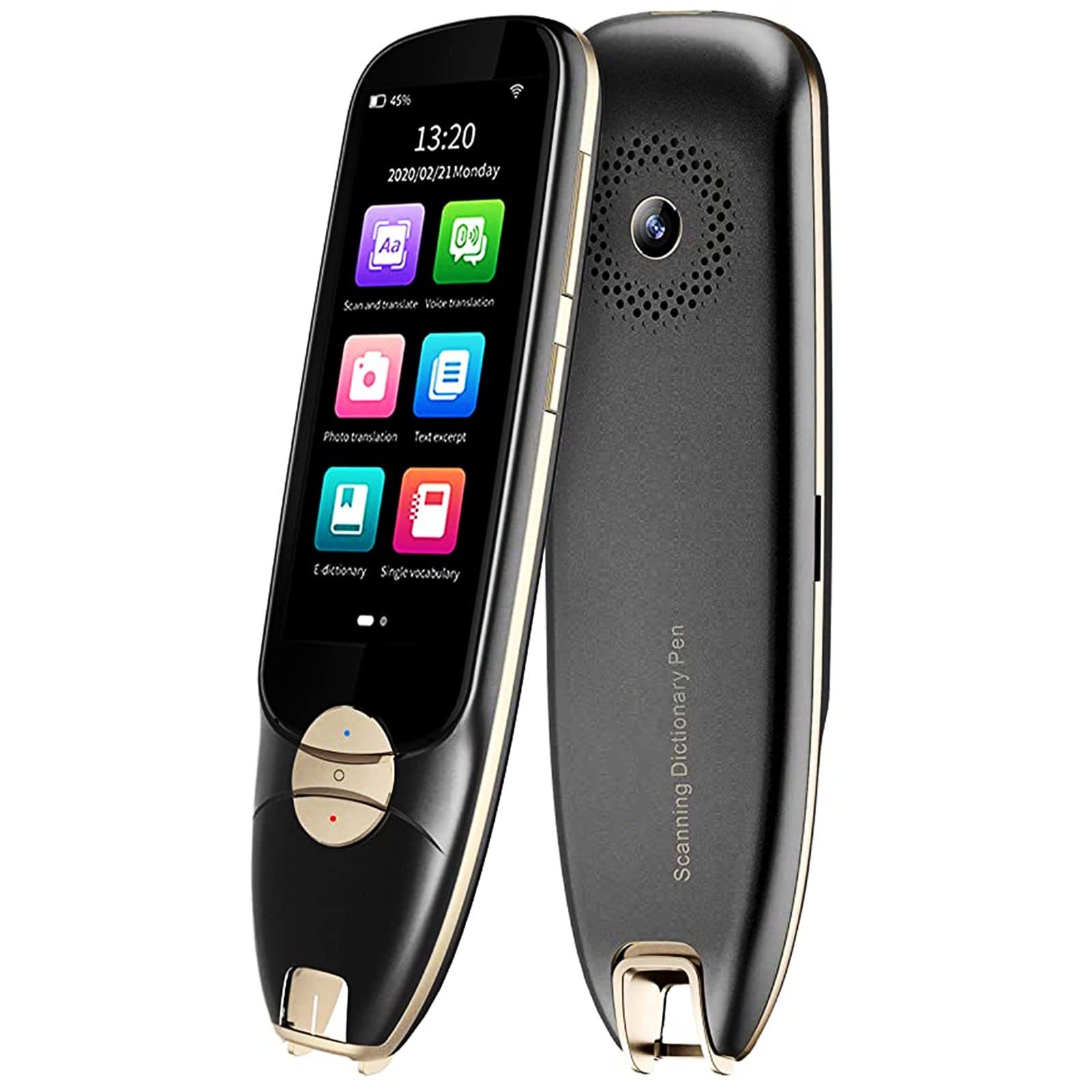 HCCTOZZ Language Translator Pen - Multilingual Dictionary Scanner Device with Text Reading & Photo Voice Translation for 116 Languages | Perfect for Travel, Business Meetings & Language Learning