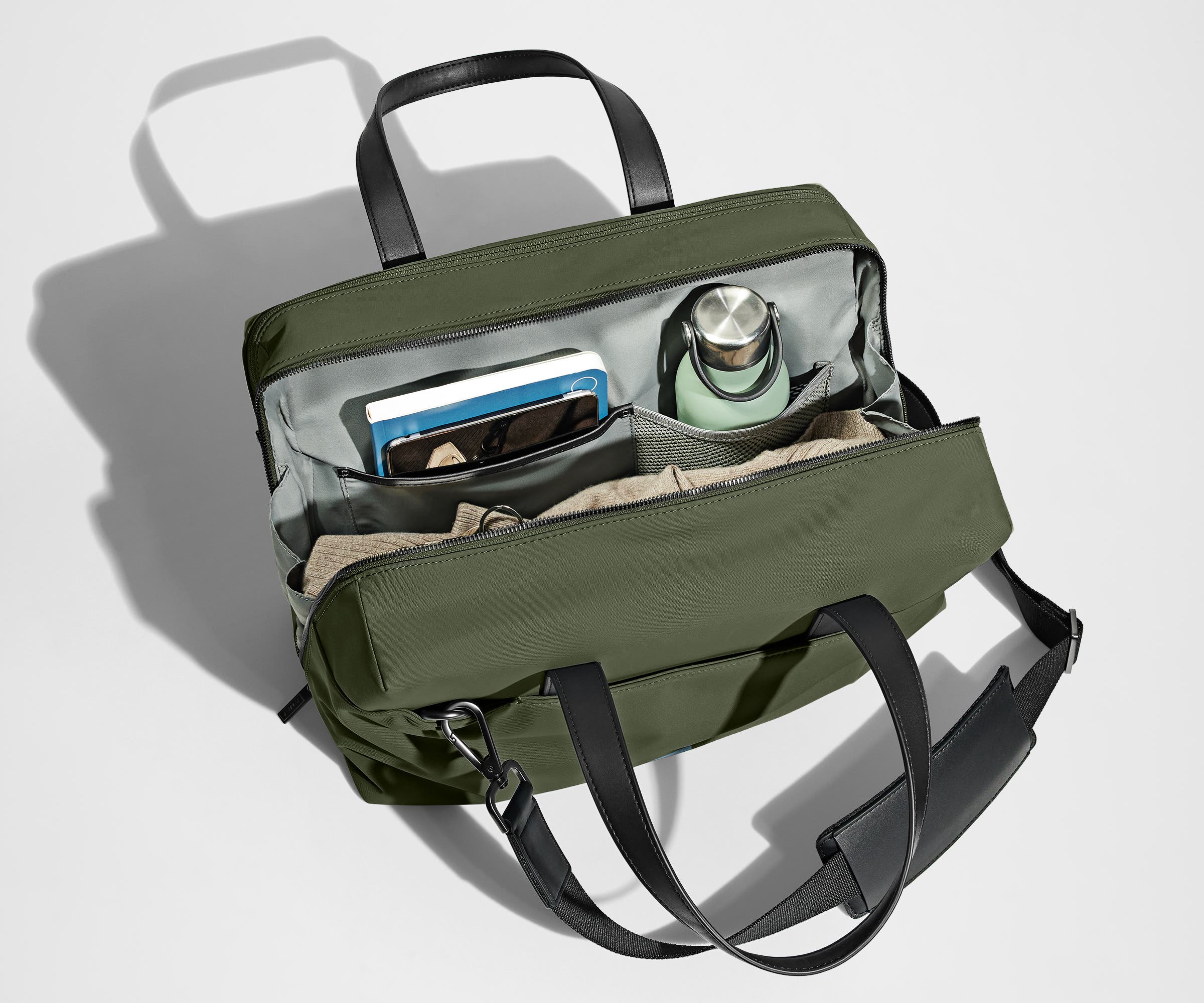 Premium Olive Green Crossbody Bag for Women - Lightweight, Waterproof & Spacious - Perfect for Travel, Work & Everyday Use