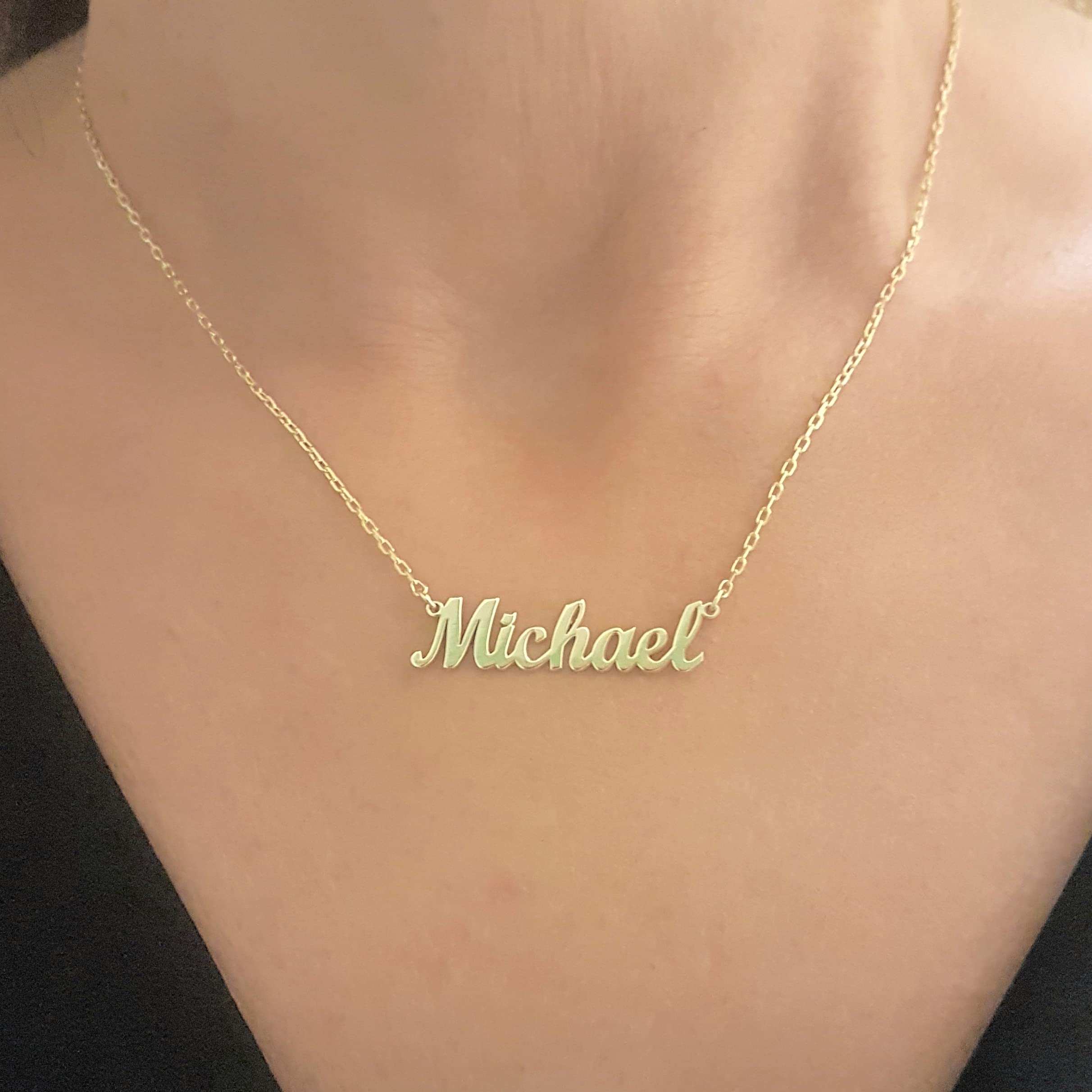 925K Sterling Silver Personalized Name Necklace - Women's Custom Jewelry for Birthday Gifts & Special Occasions