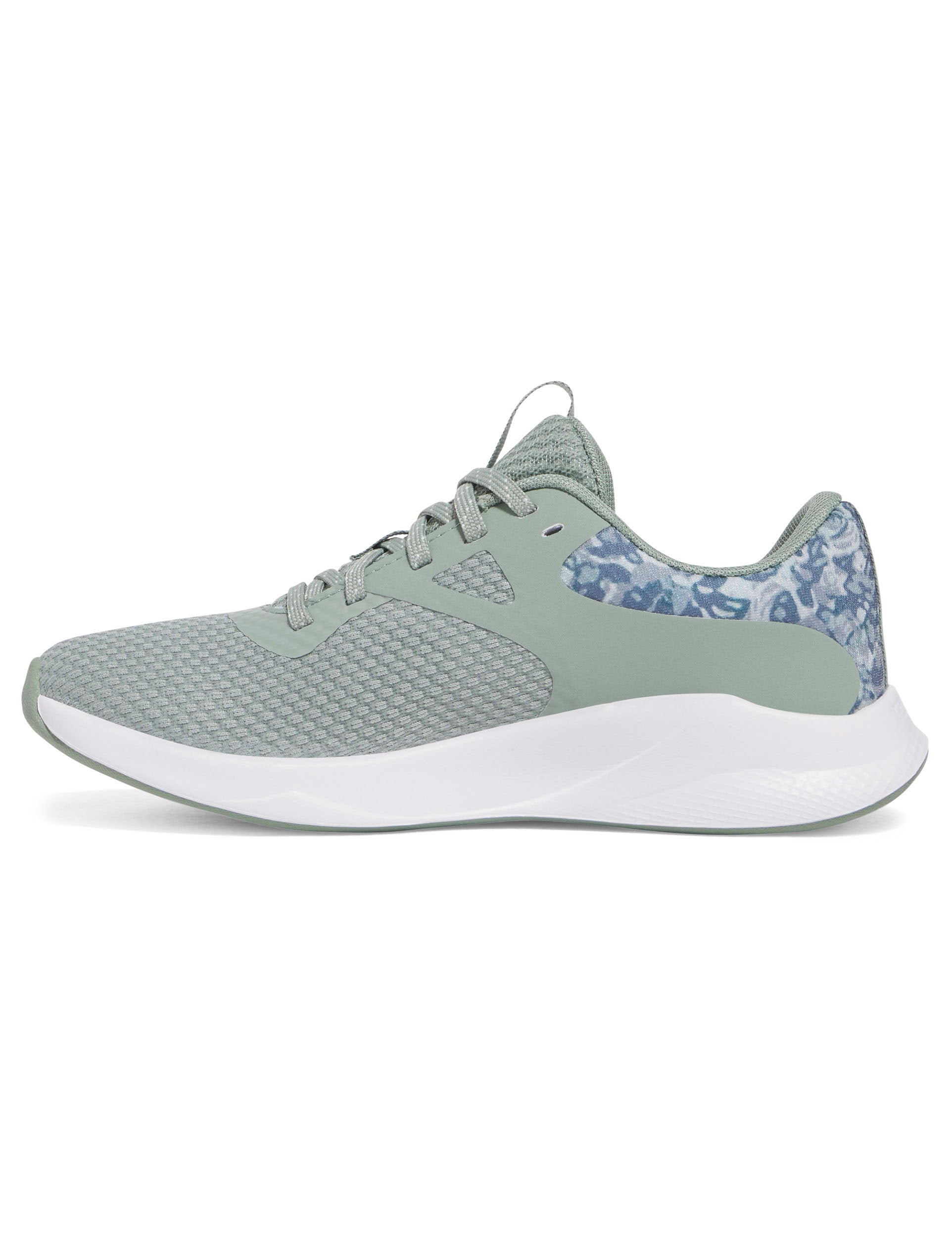 Charged Aurora 2+ Running & Training Shoes for Men/Women - Lightweight Silica Green/White/Metallic Silica Athletic Shoes for Gym, Jogging & Outdoor Workouts