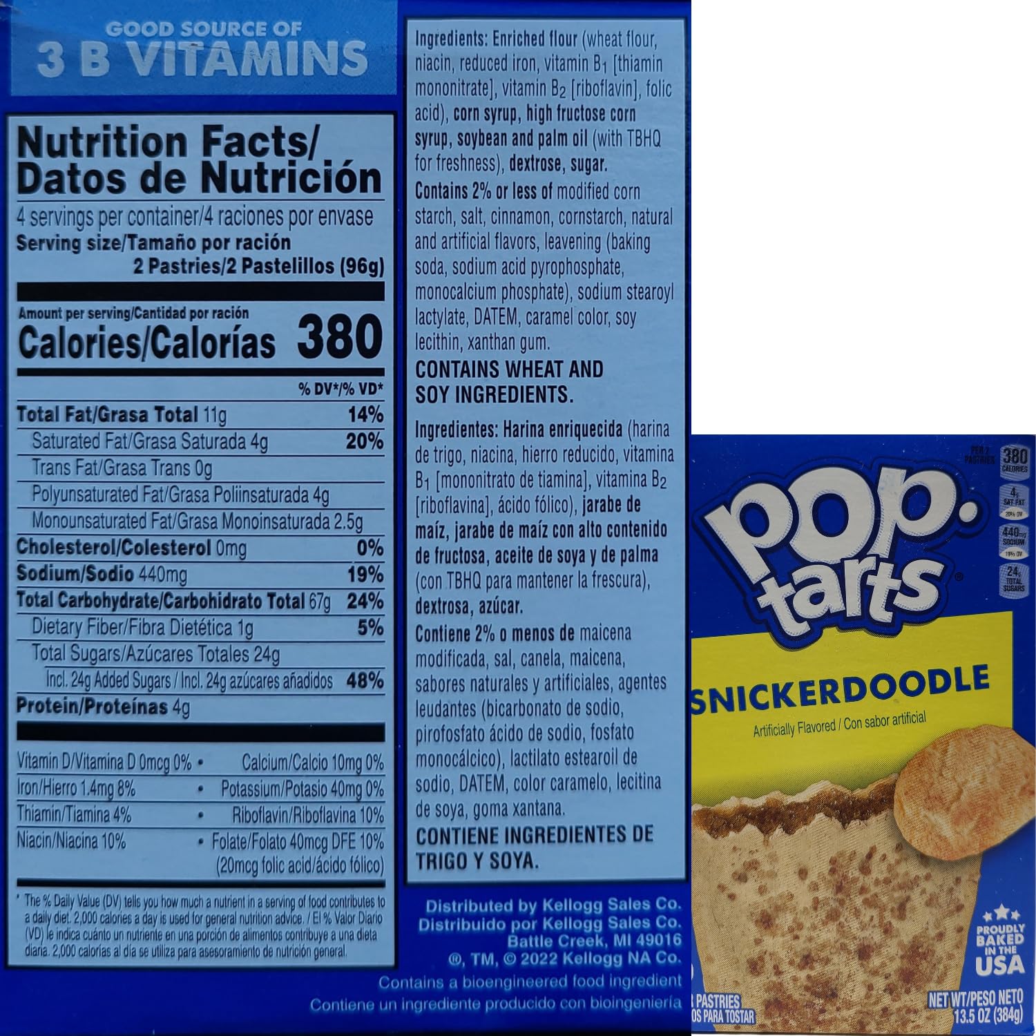 Frosted Toaster Pastries Variety Pack - Snickerdoodle Cookie & Banana Bread Flavors - Breakfast, Dessert & Snack Bundle with Free Cleaning Cloth - Perfect for School Lunches, Office Snacks & Quick Breakfasts