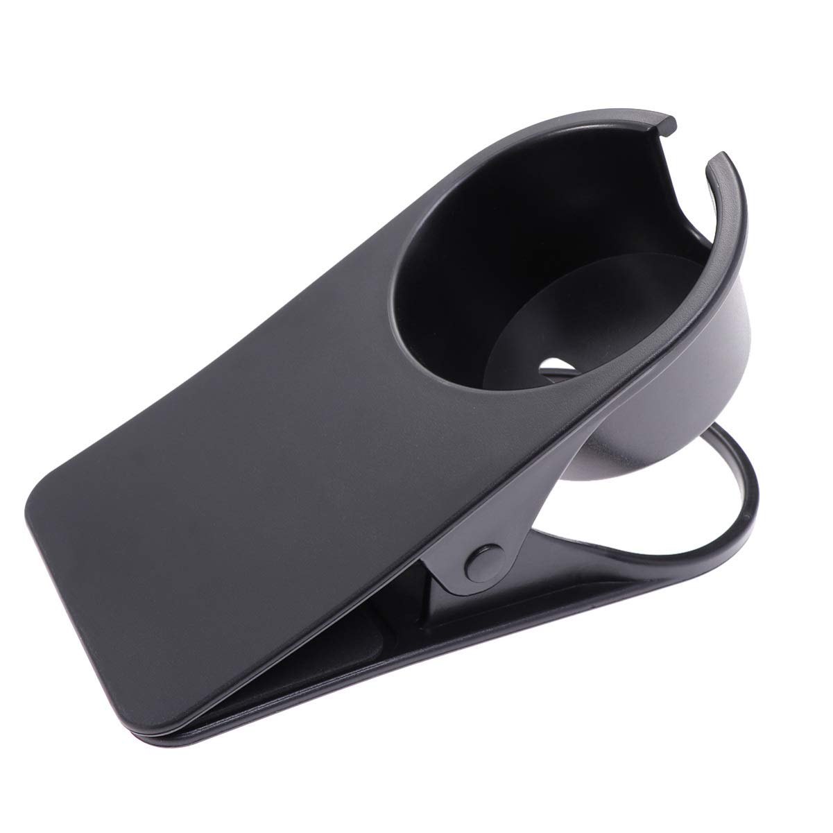 Desk Cup Holder - Adjustable Coffee Mug Stand with Clip for Coffee Cups, Drinking Glasses & Cans | Perfect for Office, Home & Car Use (2nd Gen Disc Clip Design)