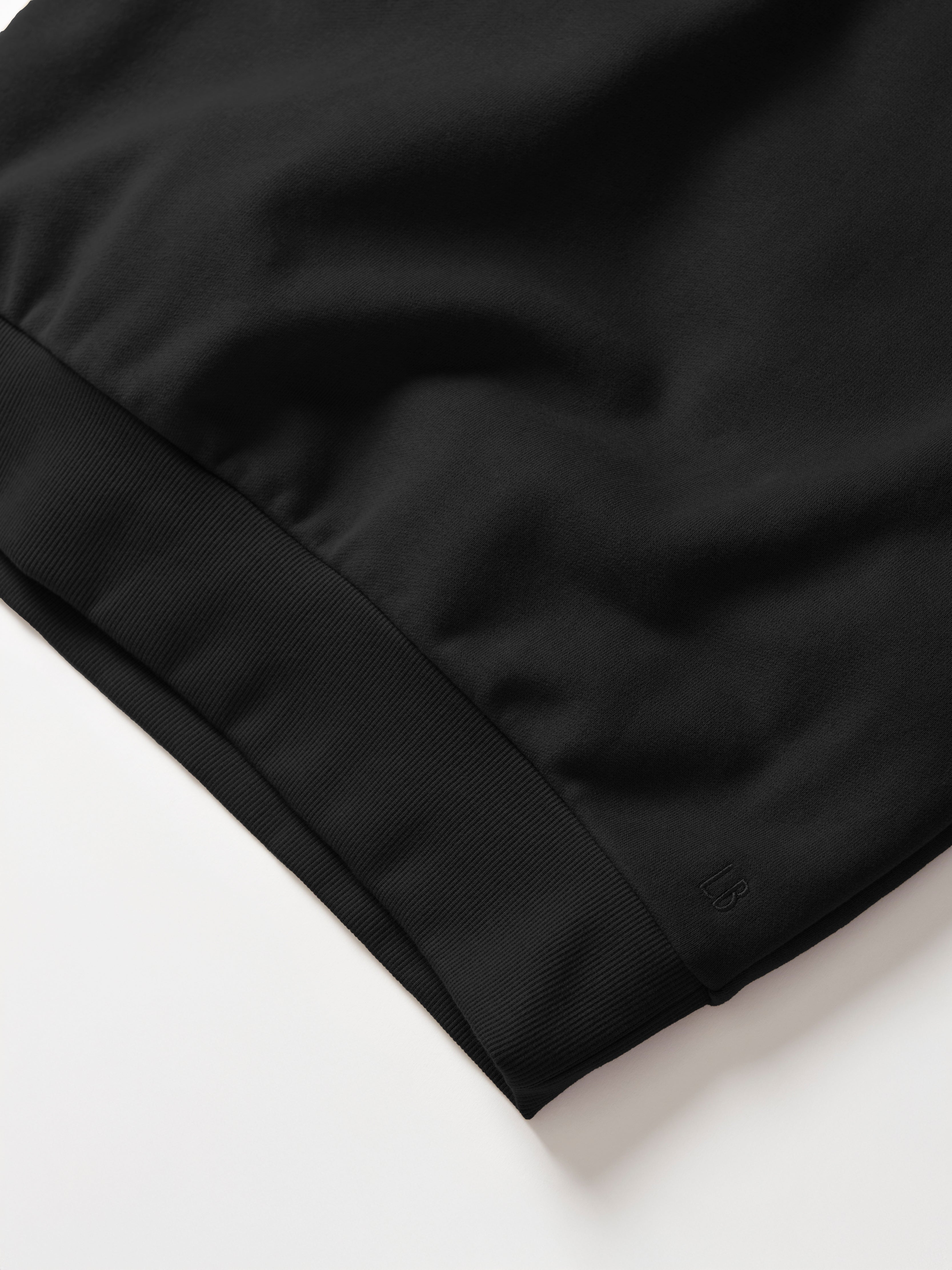 Premium Black Elevated Crewneck Sweatshirt for Men & Women | Comfortable & Stylish Casual Wear for Everyday Outfits