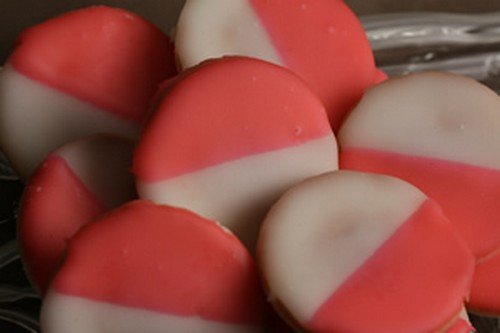 Organic Mini Pink & White Cookies - Pack of 3 | Vegan & Gluten-Free Snacks for Parties, Gifts & Afternoon Tea