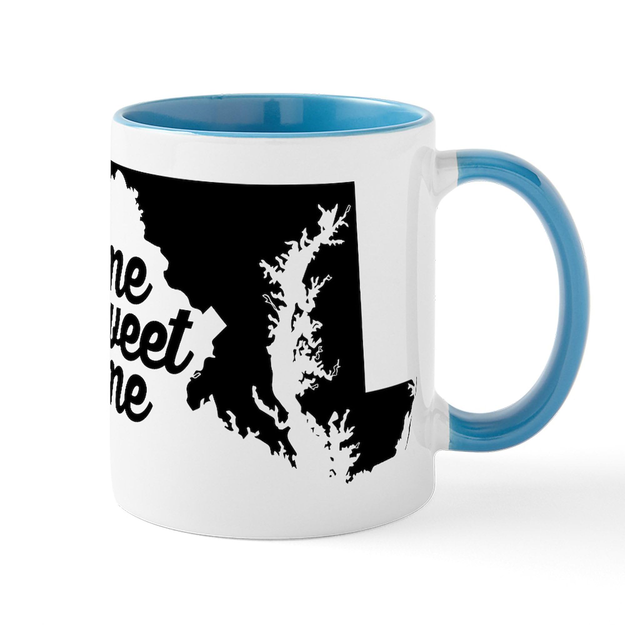 Maryland Home Sweet Home 11 oz Ceramic Coffee Mug - 325ml Travel Mug for Tea & Hot Drinks - Perfect Gift for Maryland Lovers, Office Use & Home Decor