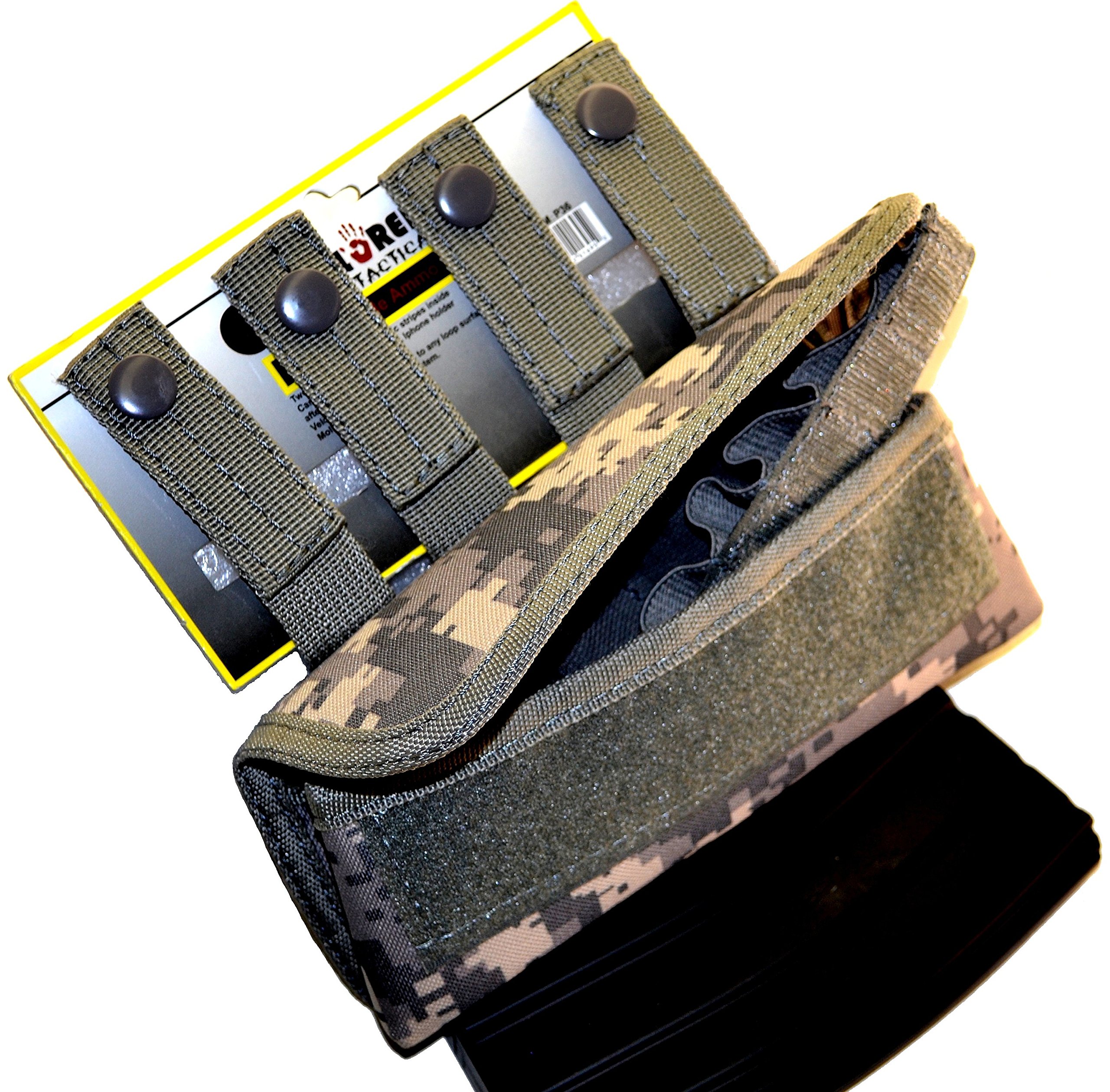 Tactical Molle Ammo Pouch with Velcro Closure - Durable Military Grade Magazine Holder for Hunting, Airsoft & Outdoor Adventures