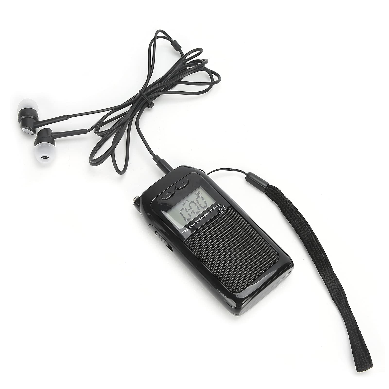 Portable Pocket Radio - Digital FM/SW/MW Receiver with LCD Display & Earphone Jack | Mini MP3 Player for Walking, Jogging, Exercising | Perfect for Outdoor Activities, Travel, and Emergency Situations