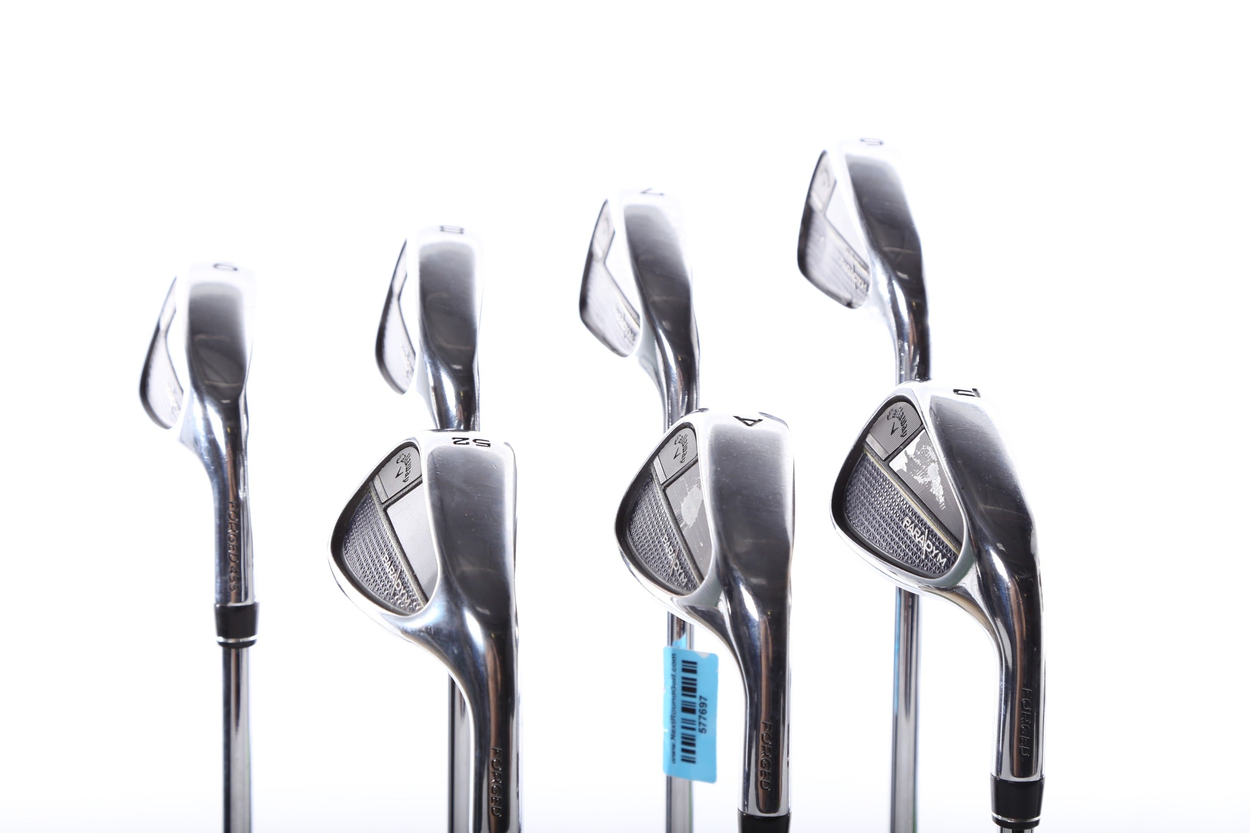 Used Callaway Paradym Iron Set - Right Handed 6-PW, AW, 52° Regular Flex Golf Clubs for Men | Perfect for Mid-Handicap Players on Course & Driving Range Practice