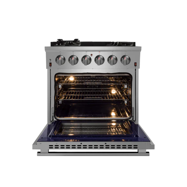 Forno 30-Inch Dual Fuel Range, Dishwasher & 60-Inch Refrigerator Appliance Package - Premium Kitchen Bundle for Modern Homes & Professional Chefs