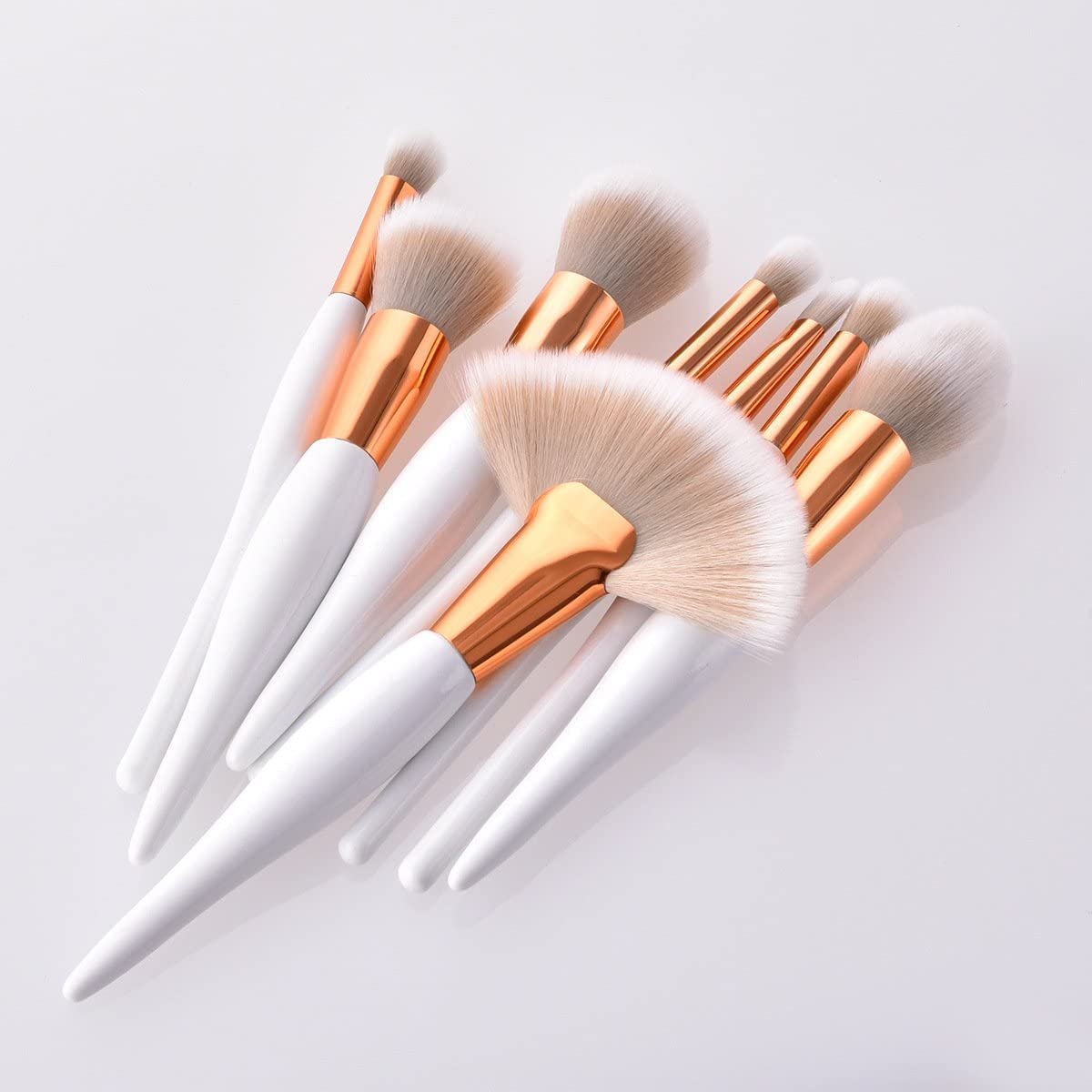 BESTOTTAM 9-Piece Mini Makeup Brush Set - Foundation, Blush, Eyeshadow, Eyeliner, Lip & Brow Brushes for Professional Makeup Application | Perfect for Travel, Home & Salon Use