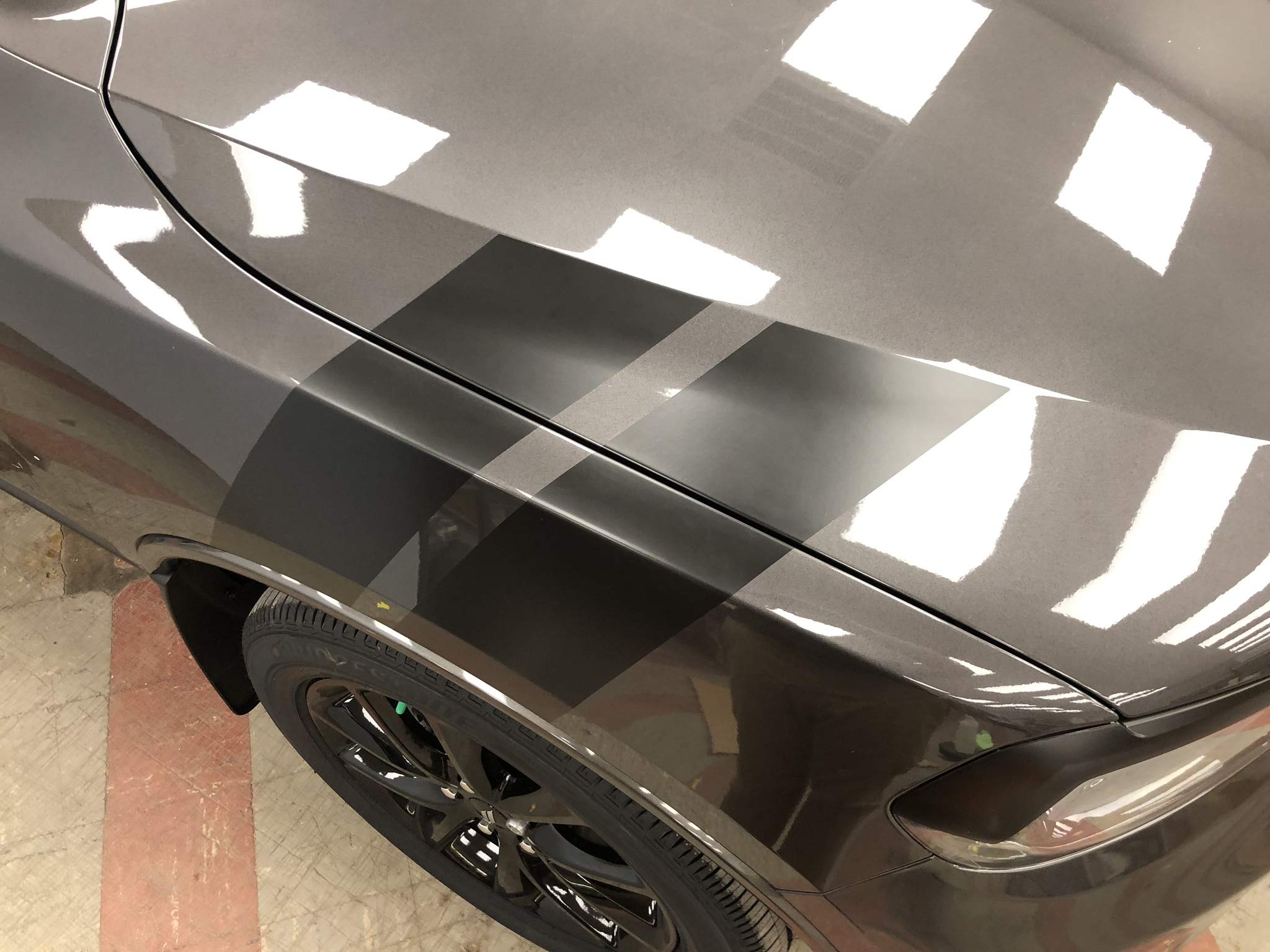 2014+ Dodge Durango Carbon Fiber Fender Hash Stripe Decal Kit - Pair for Both Sides - Durable Vinyl Decals for Car Exterior Customization - Perfect for Off-Road & Street Style Enhancement