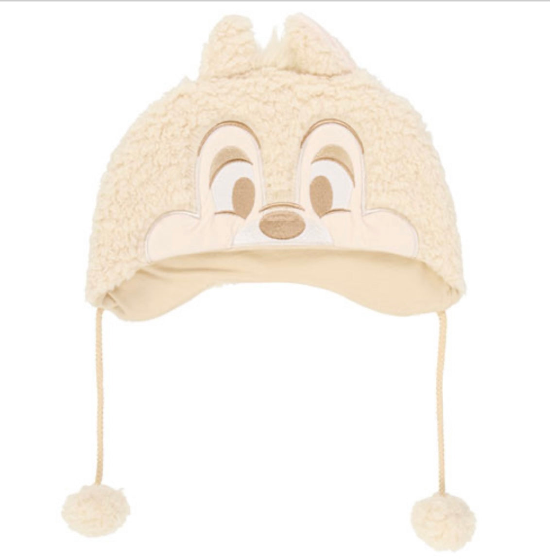 Tokyo Disney Chip and Dale Fuzzy Beanie Hat - Cute Winter Knit Cap for Women & Men - Perfect for Disney Fans, Christmas Gifts, and Cold Weather Fashion