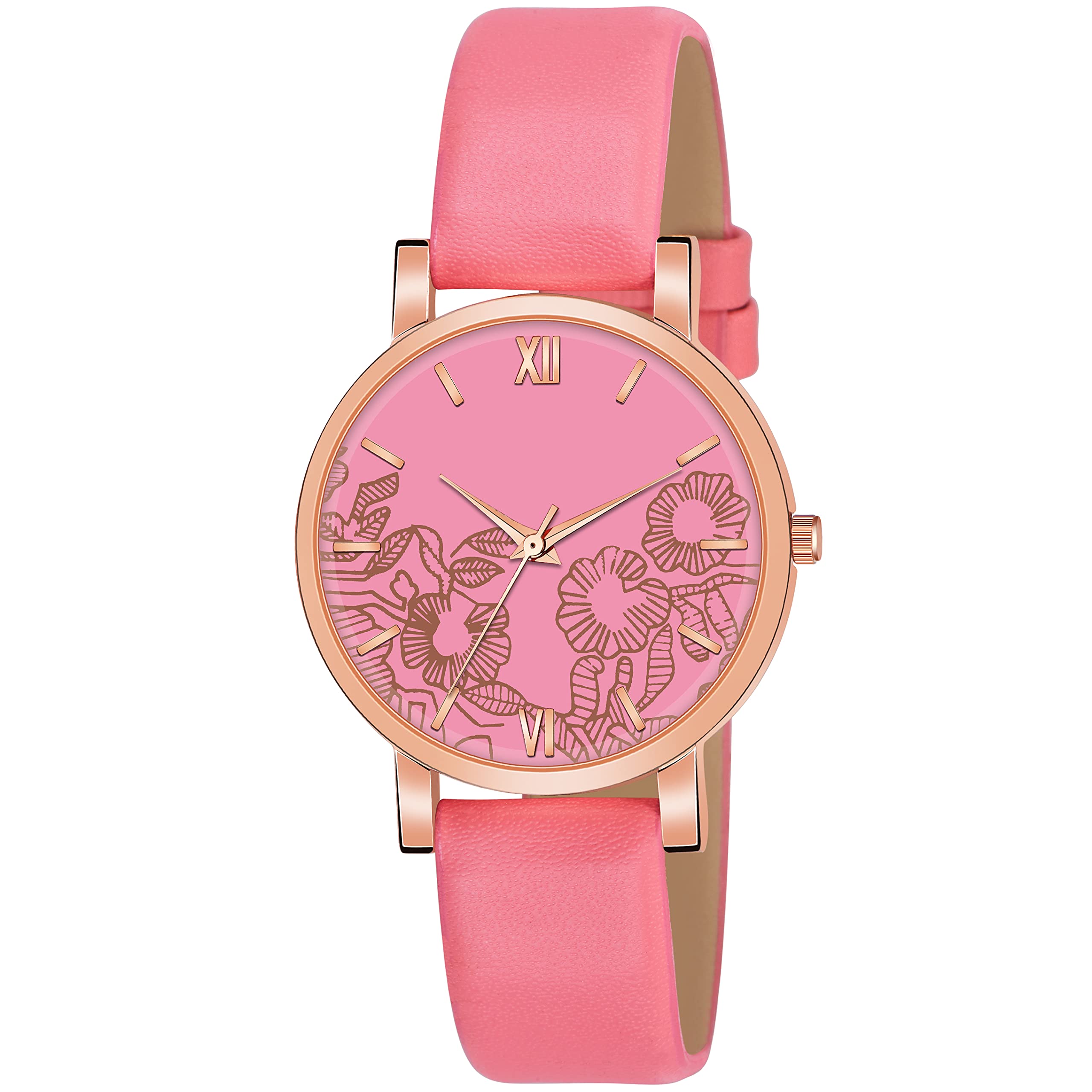 Motu Gaju Analog Watch for Women & Girls - Colorful Dial with Leather Strap - Perfect Gift for Birthday, Anniversary & Special Occasions | Stylish Casual & Office Wear Accessory