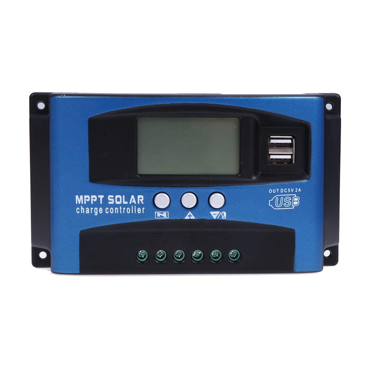 12V MPPT Solar Charge Controller for Solar Panels - Efficient Solar Panel Charger Regulator for 12V Batteries - Perfect for RV, Boat, Off-Grid & Home Solar Systems